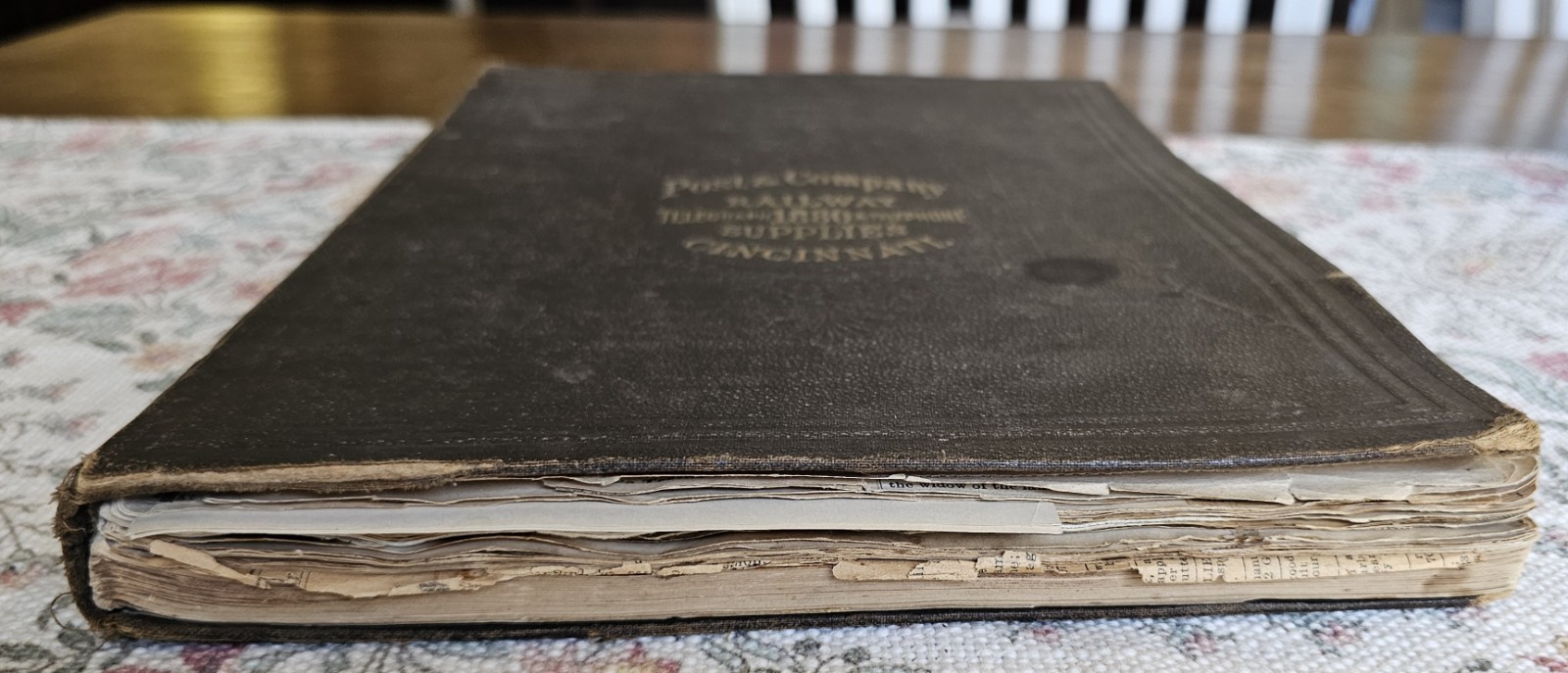 Post & Company Railway Telegraph & Telephone Supply 1880 Epherema Scrapbook OOAK