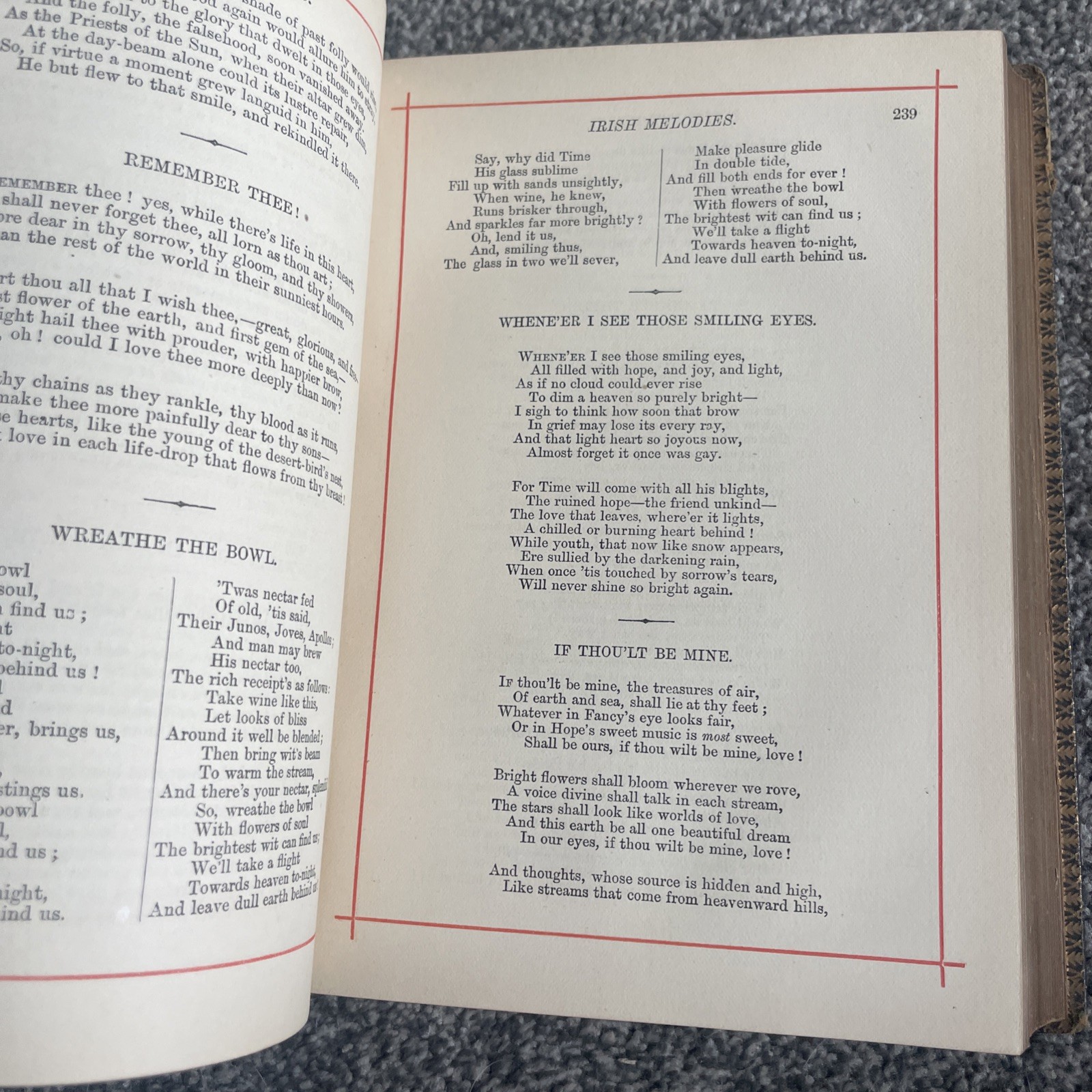 Thomas Moore Poetical Works The Chandos Poet Antique Book Frederick Warne