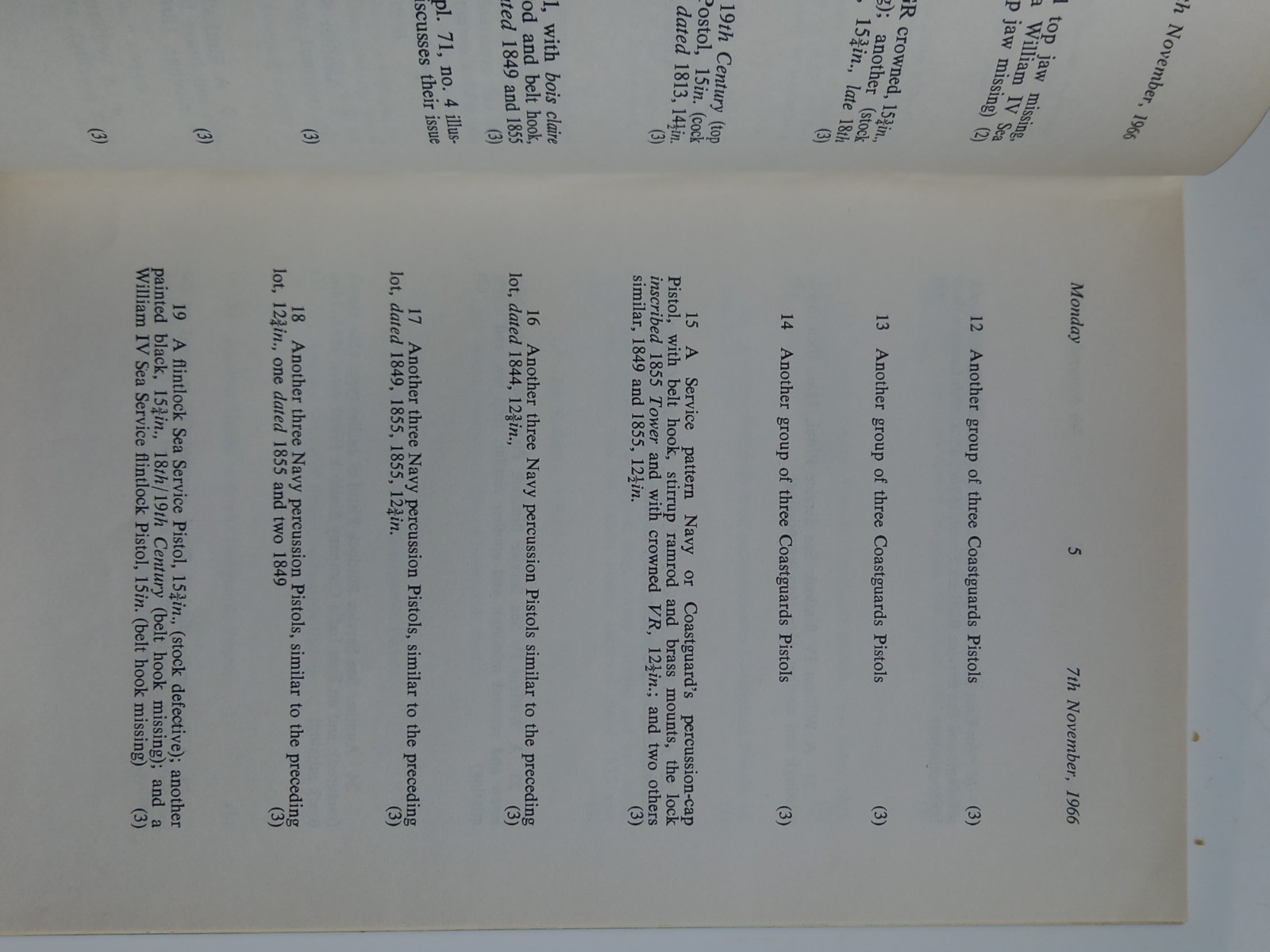 Sotheby 1966 Arms Armour Catalogue BUYER PRICE LIST Colt Pistol Helmet Militaria