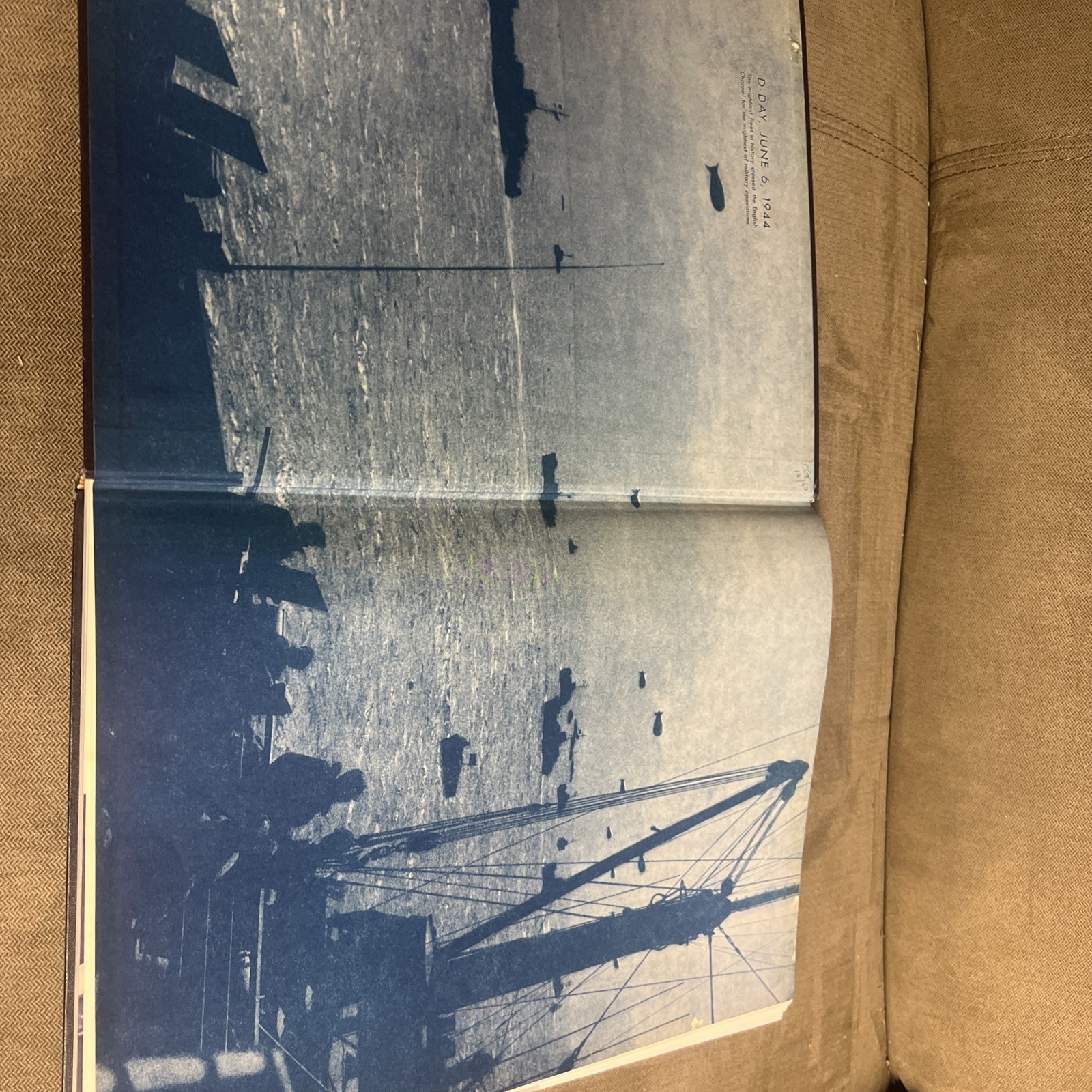 1946 Colliers Photographic History of World War II Oversized Illus Embossed