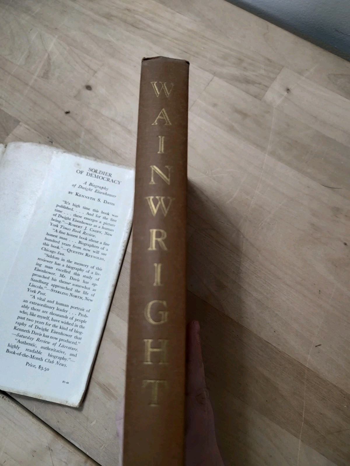 General Wainwright’s Story Edited By Robert Considine 1st Ed 1946 Ex Libris