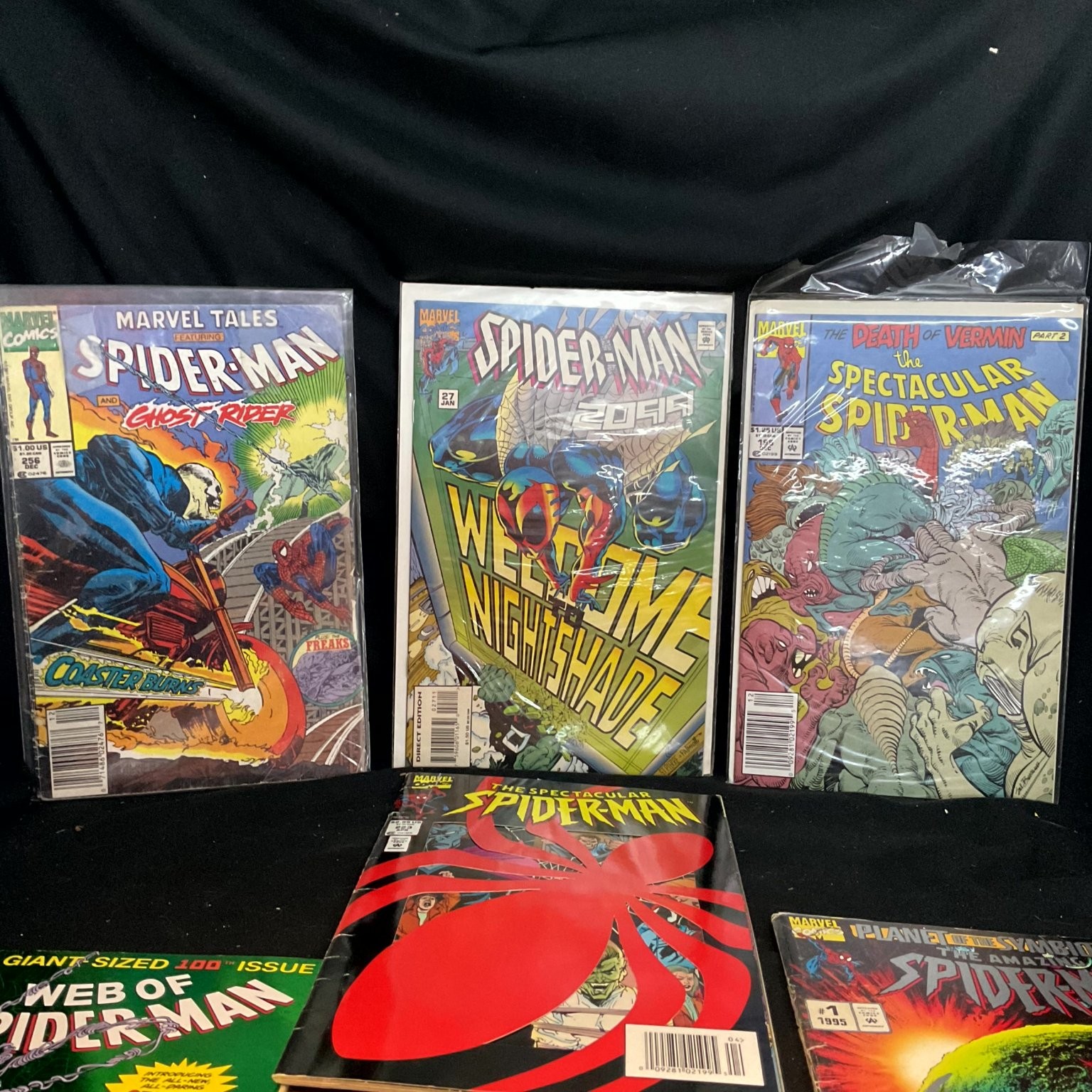 Spider-Man Comic Book Lot – Amazing, Spectacular, Web, 2099, Marvel Tales
