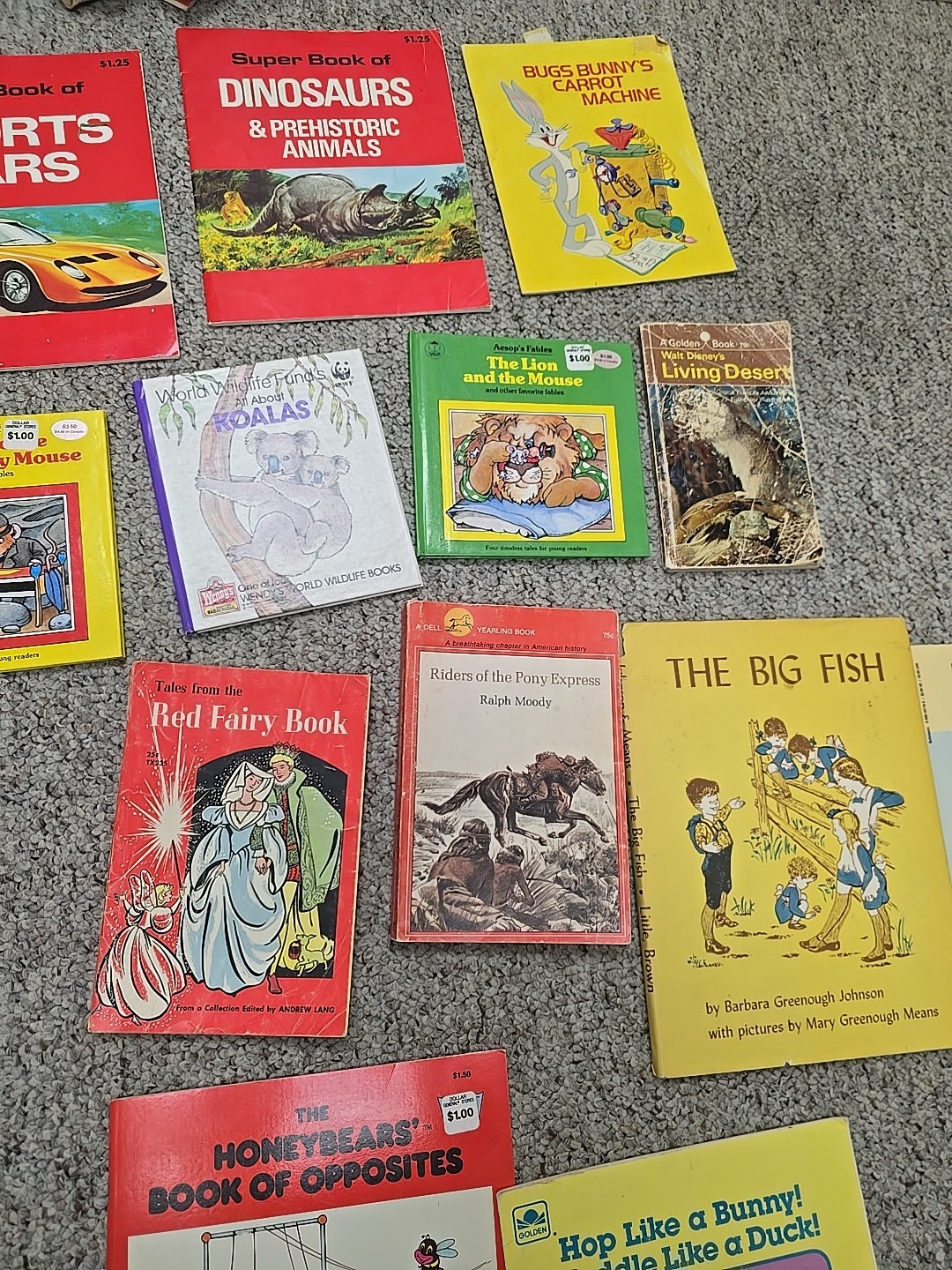 Lot of 19 Vintage Mixed Authors Paperback & Hardcover Children’s Story Books