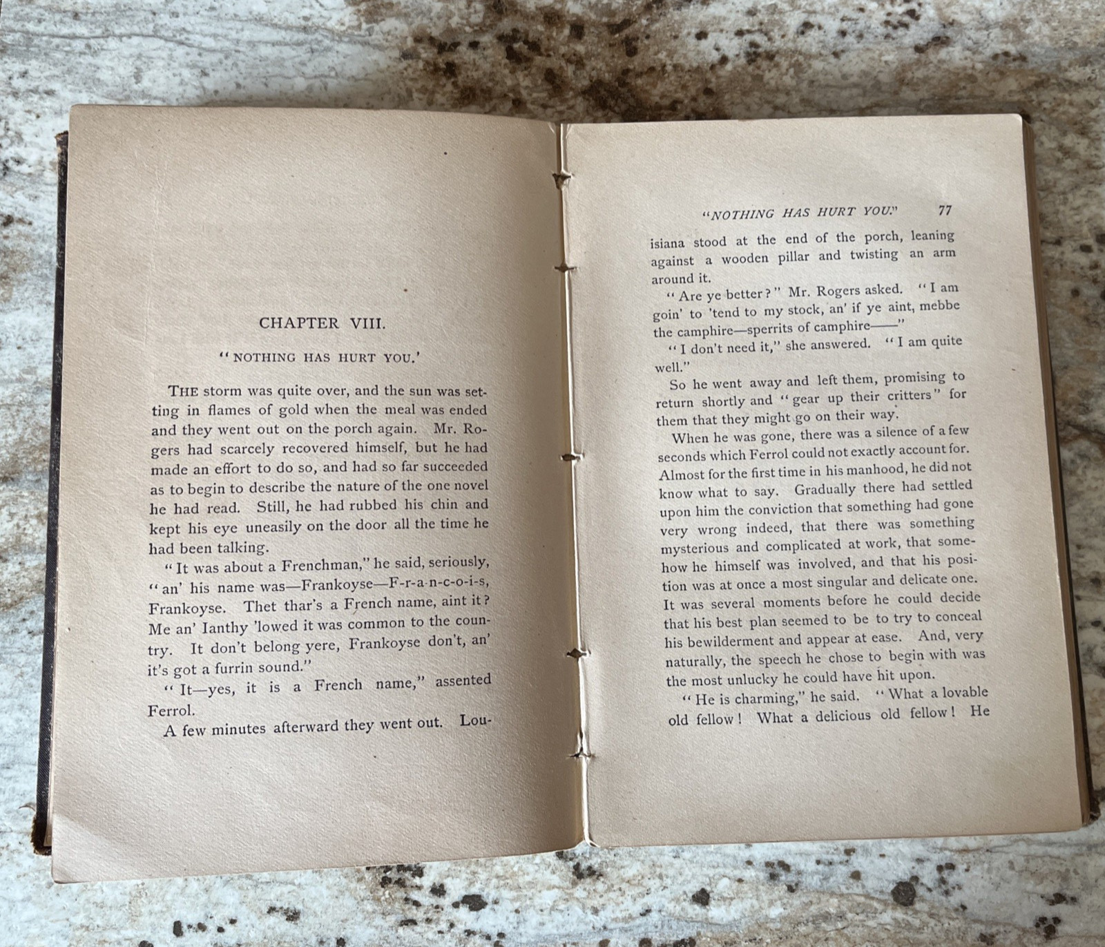 Vtg Book 1880 Novel “Louisiana” Frances Hodgson Burnett Charles Scribner’s Sons