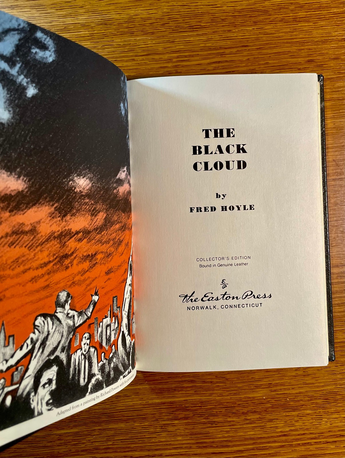 EASTON PRESS Fred Holye THE BLACK CLOUD 1986 Collector’s Edition w/ Card EX