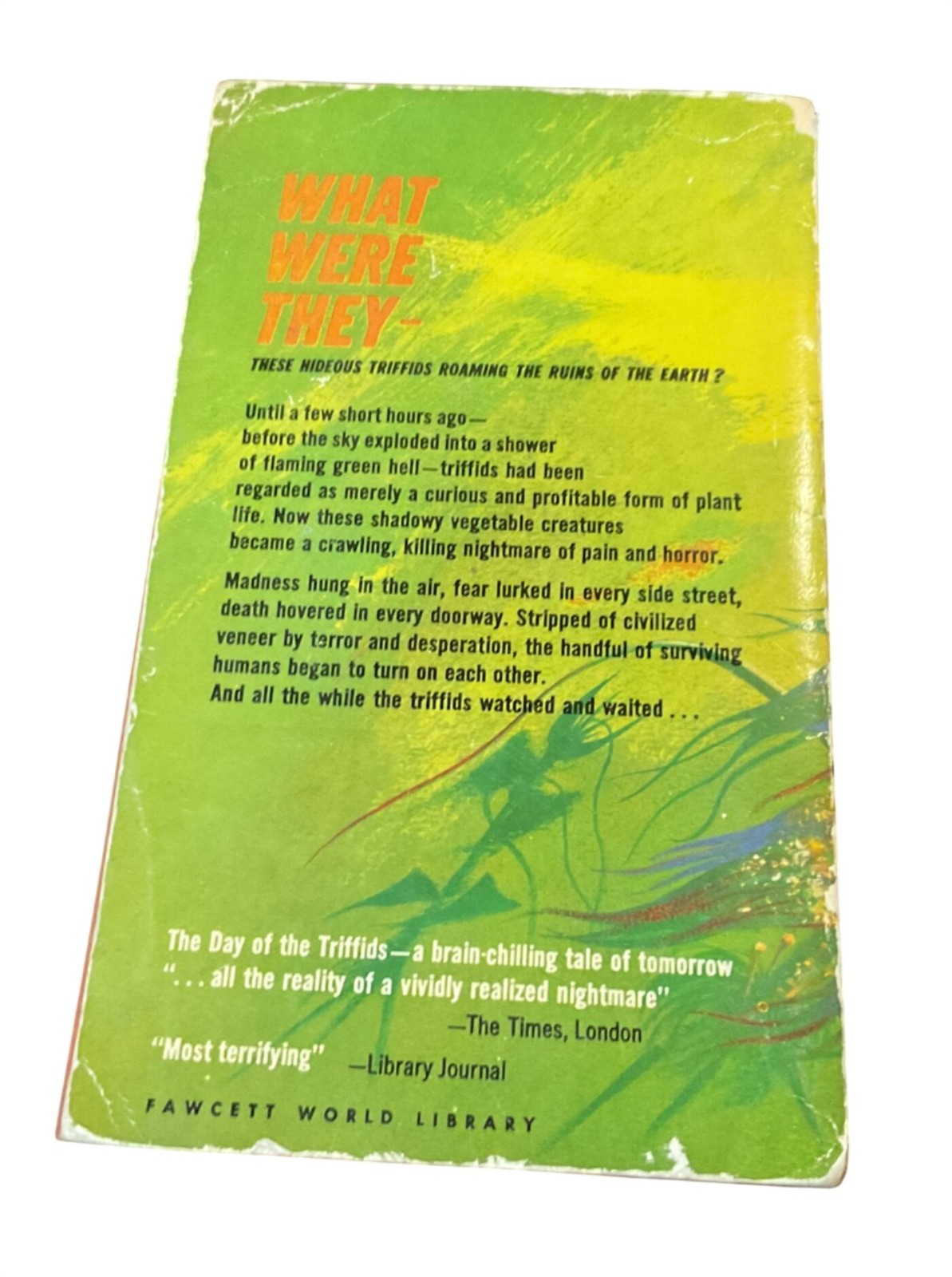 The Day Of The Triffids By John Wyndham Vintage Paperback 1951 Science Fiction