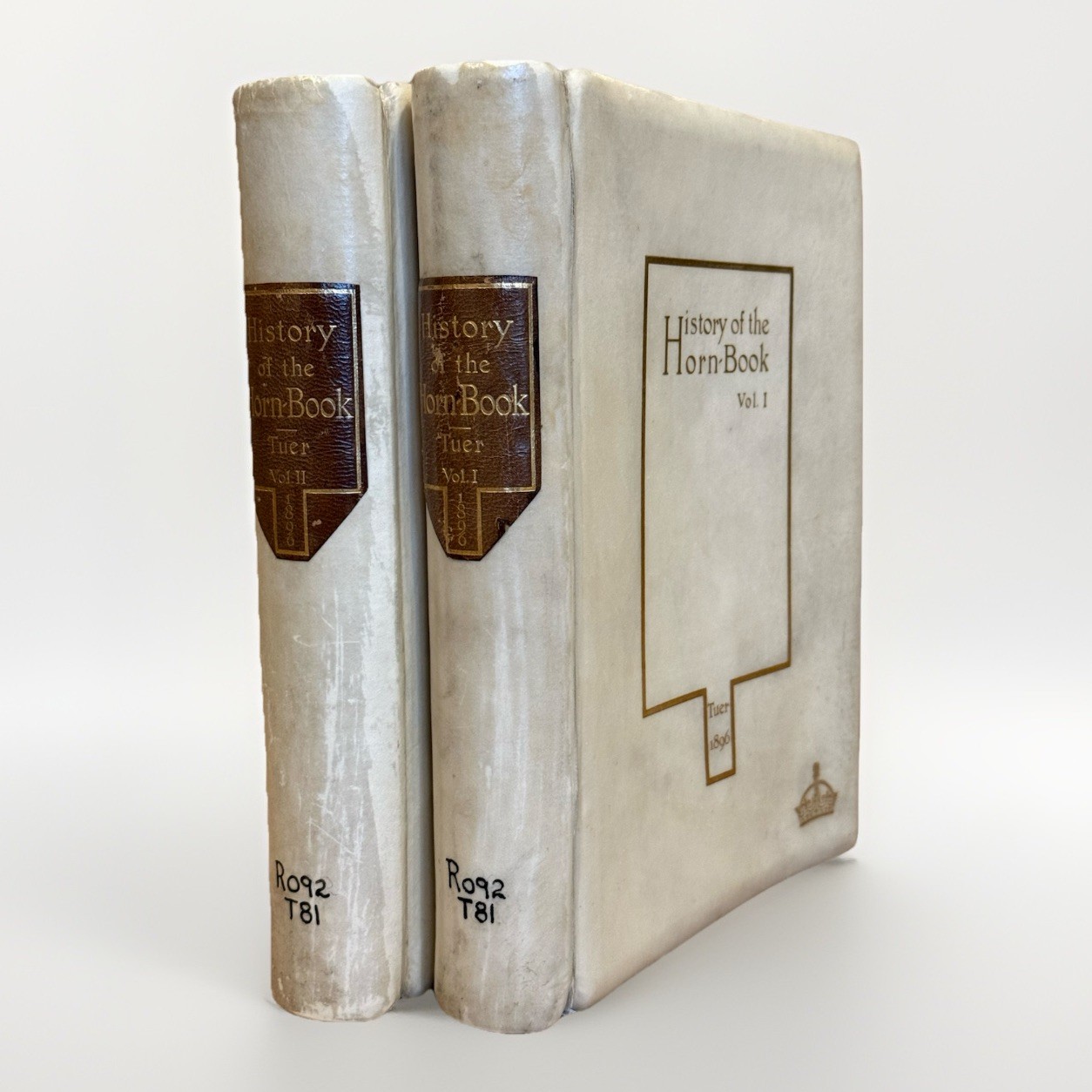 1896 History of the Horn-Book A TUER 2 Vols 1st Ed 6 of 7 Facsimile Horn Books