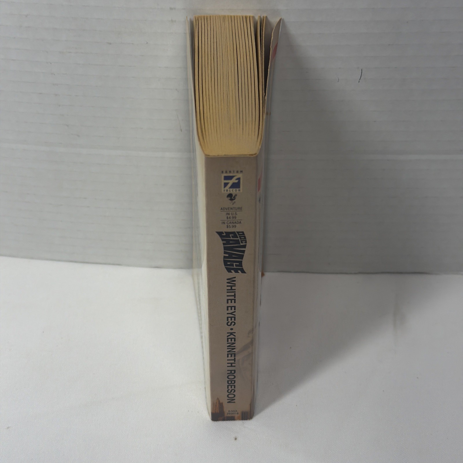 Doc Savage “White Eyes” Kenneth Robeson Bantam Paperback 1992 Edition 1st Print