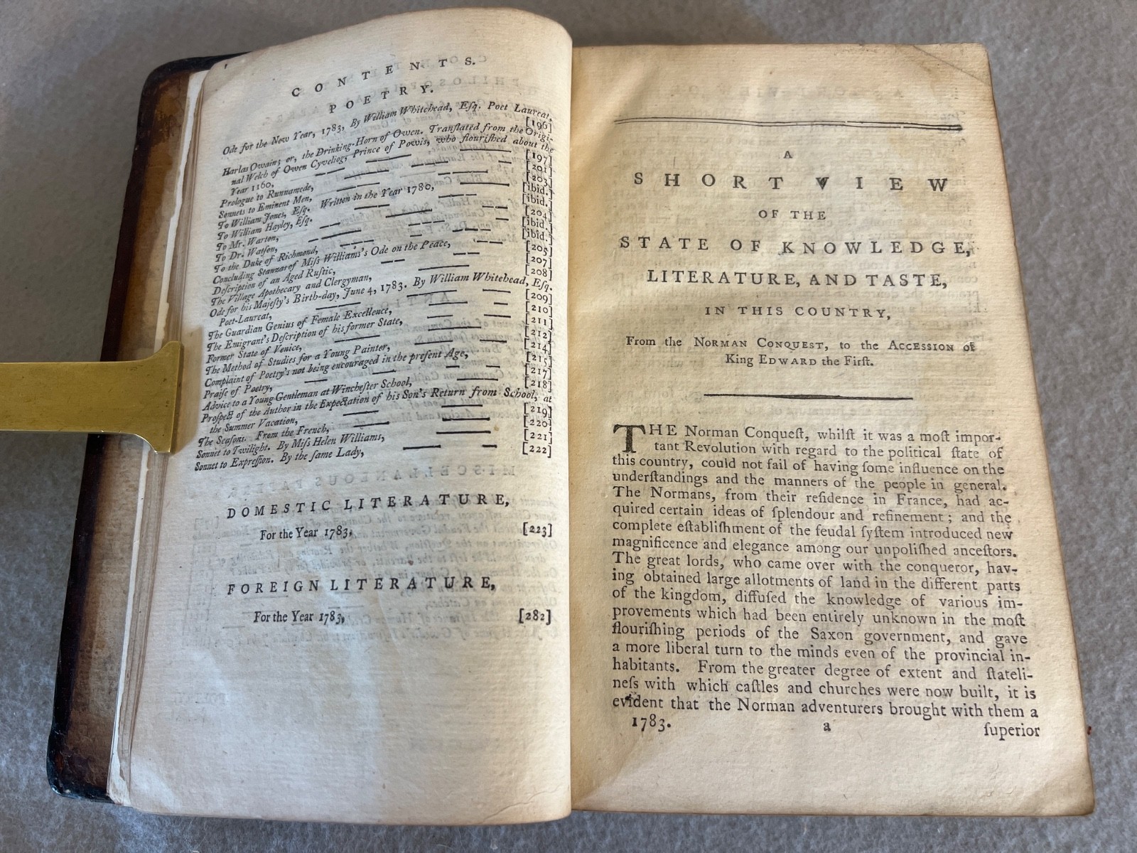 Antique American History Book Annual Register 1783 Paris Treaty Washington 1784