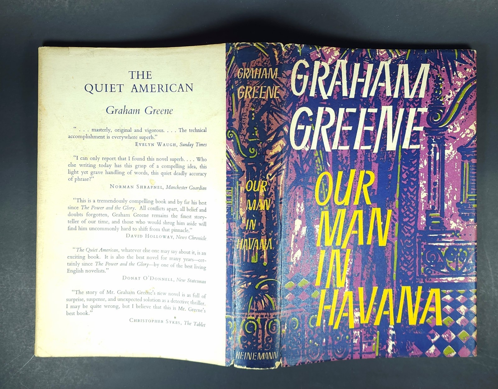 Our Man in Havana Graham Greene First Edition Original Dust Jacket 1958 Cuba