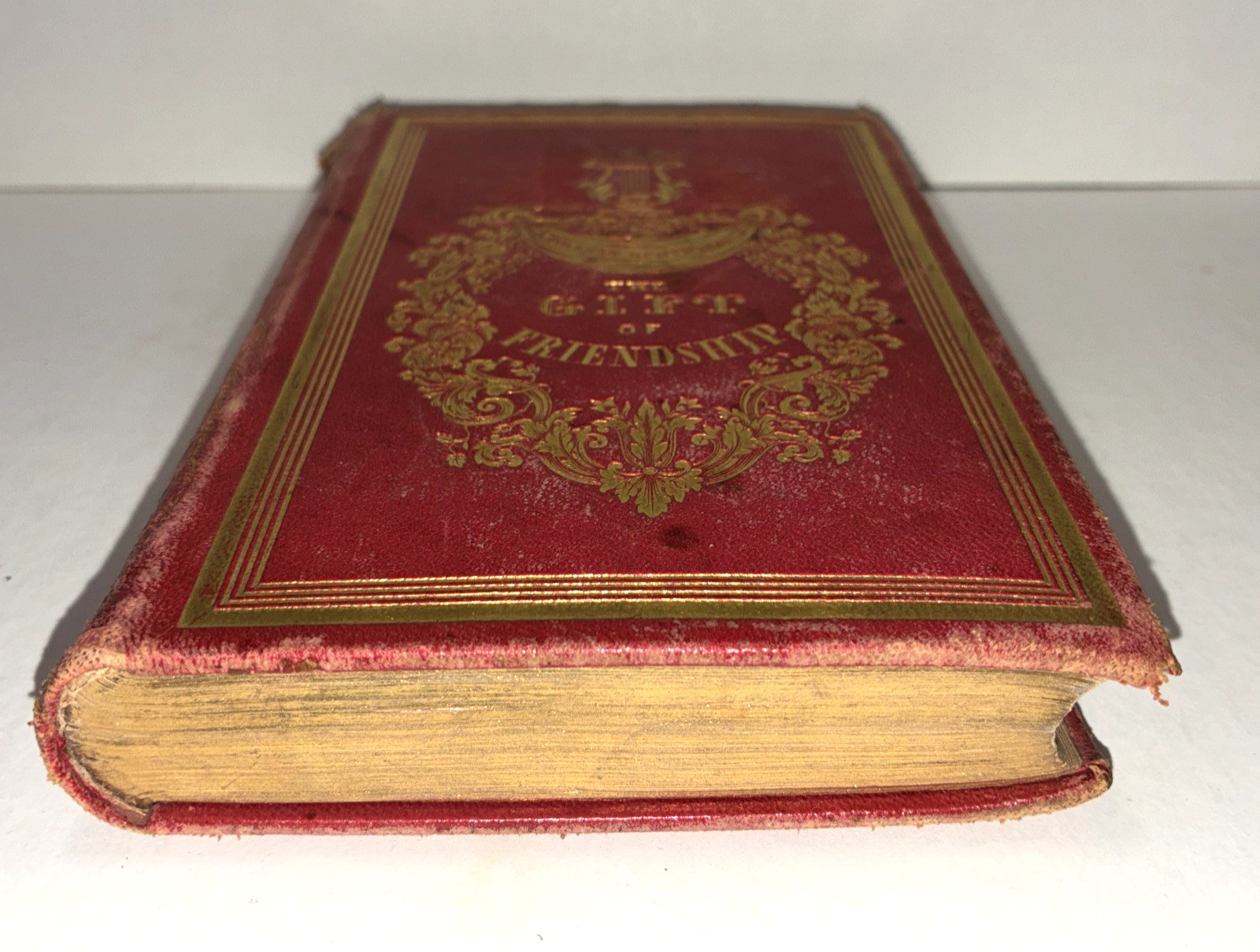 1851 The Gift of Friendship Rare Illustrated Gift Book HC