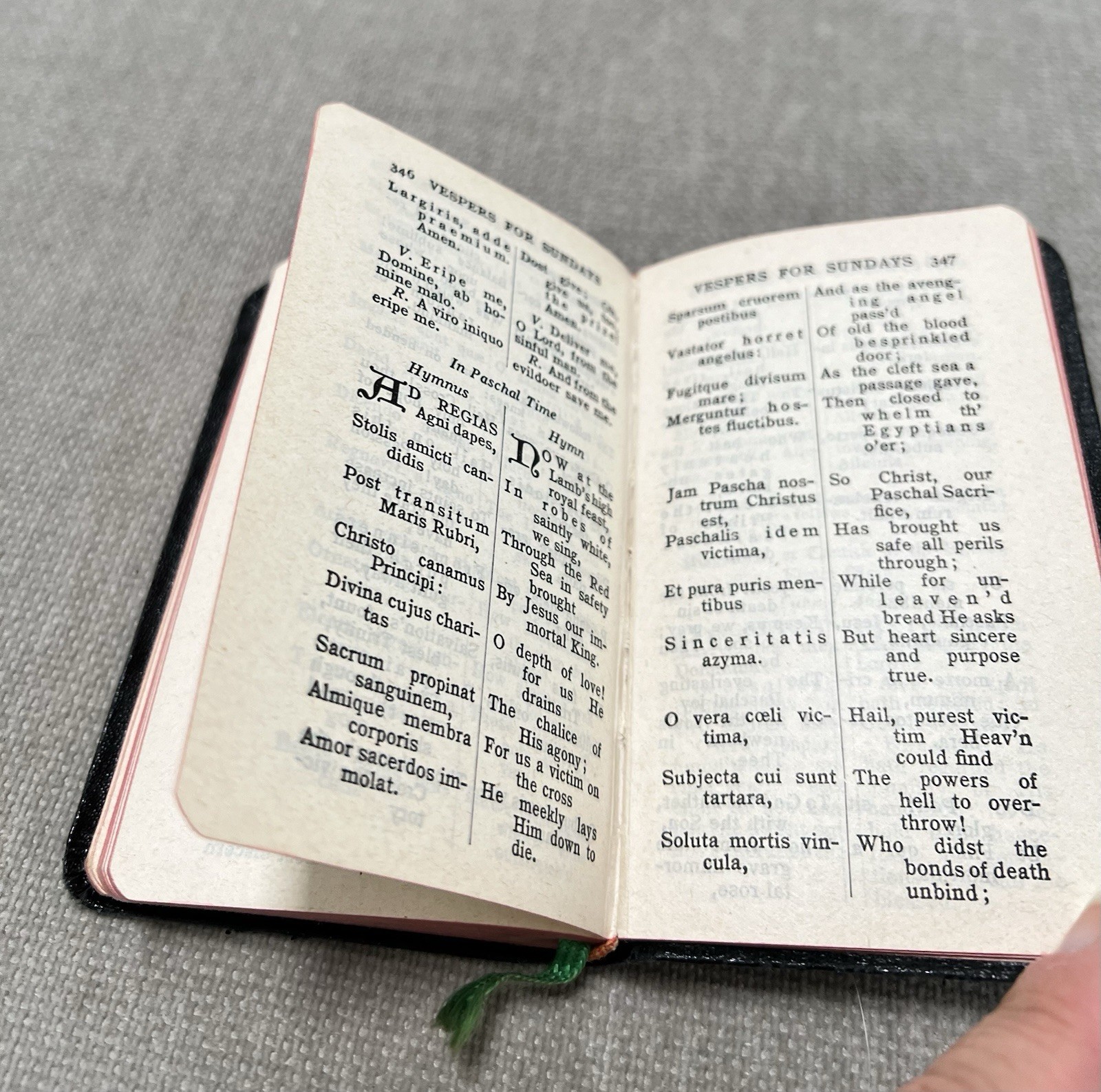 Antique Manna of the Soul Religious Prayer Book 1917 First Pocket Edition