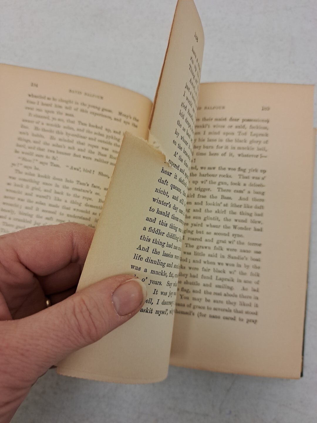 Antique 1911 Scribner Printing, David Balfour by Robert Louis Stevenson #2.5.33