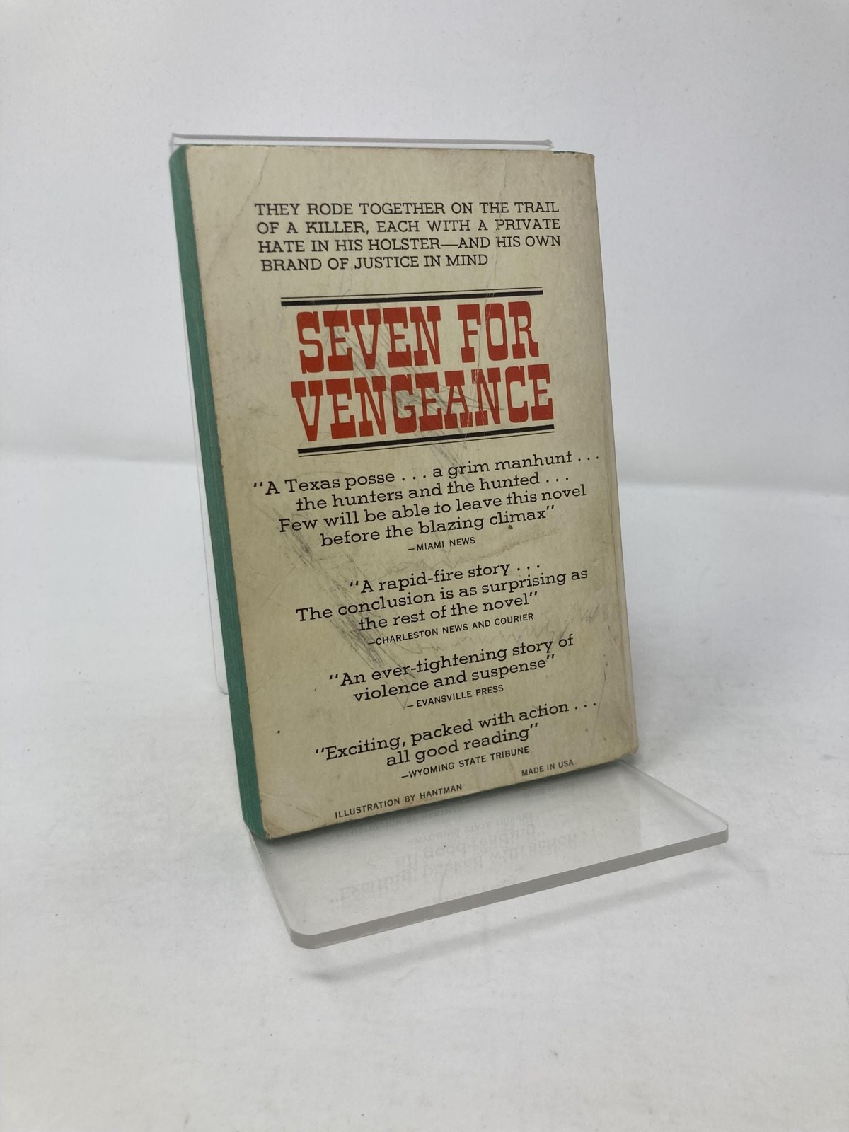 Seven for Vengeance by James Keene First 1st Edition VG PB 1965