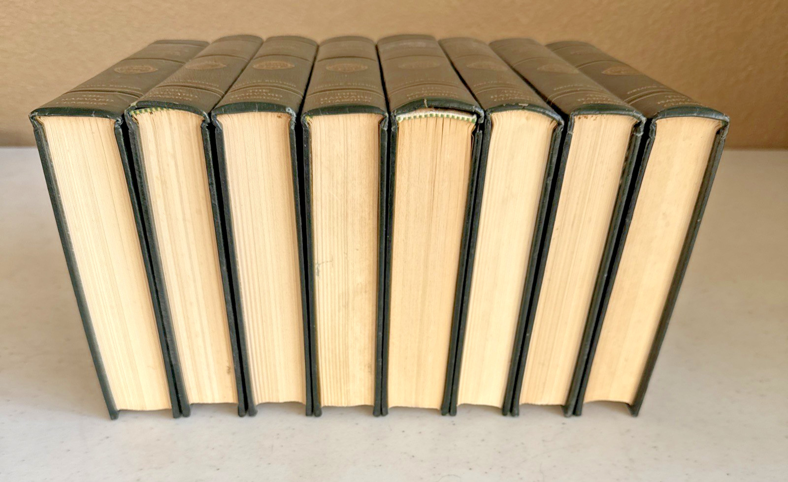 The Harvard Classics Deluxe Registered Edition 1937-38 Veritas Lot of 8 Books
