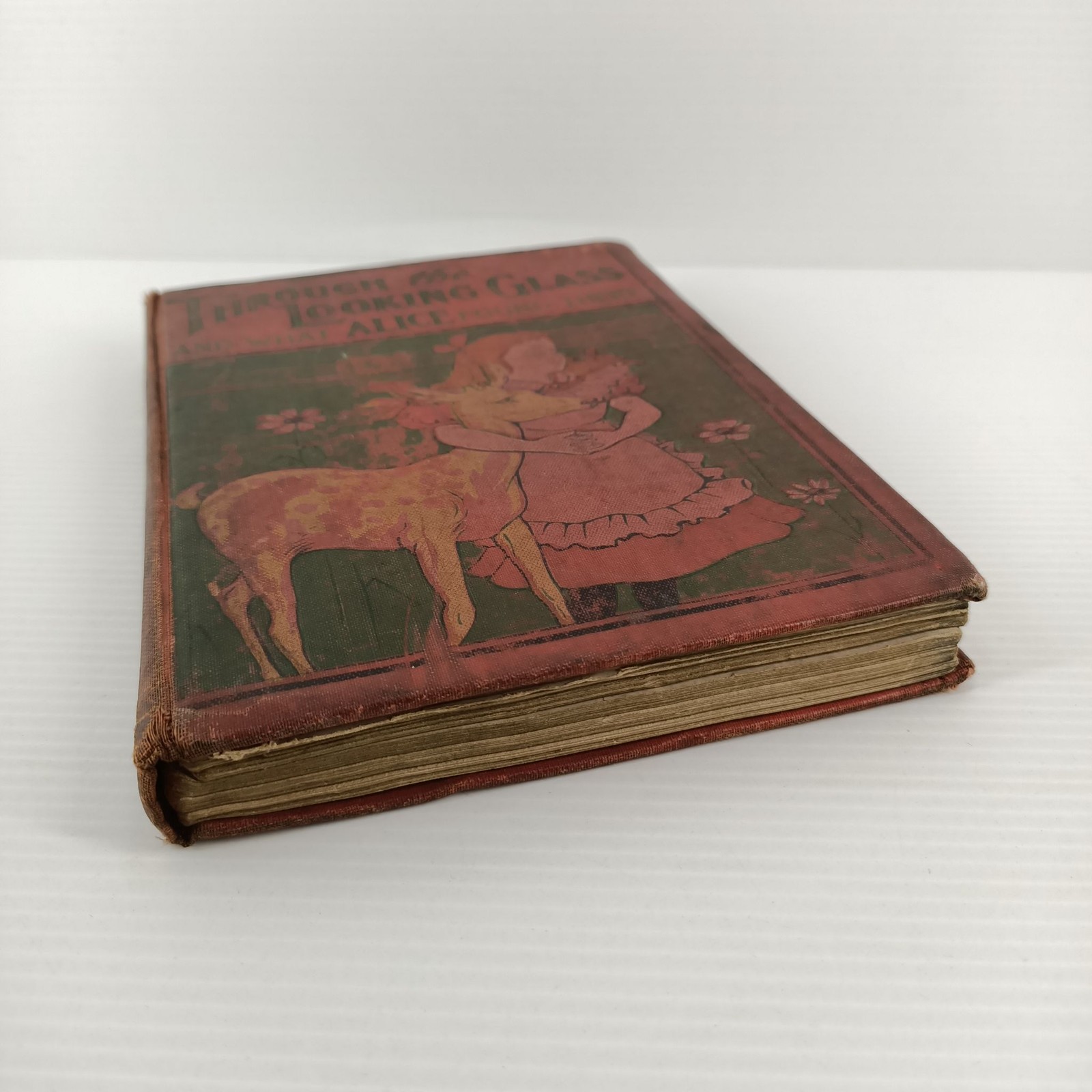 Lewis Carroll Through The Looking-Glass c1899 Inscribed Illustrated Plates Book
