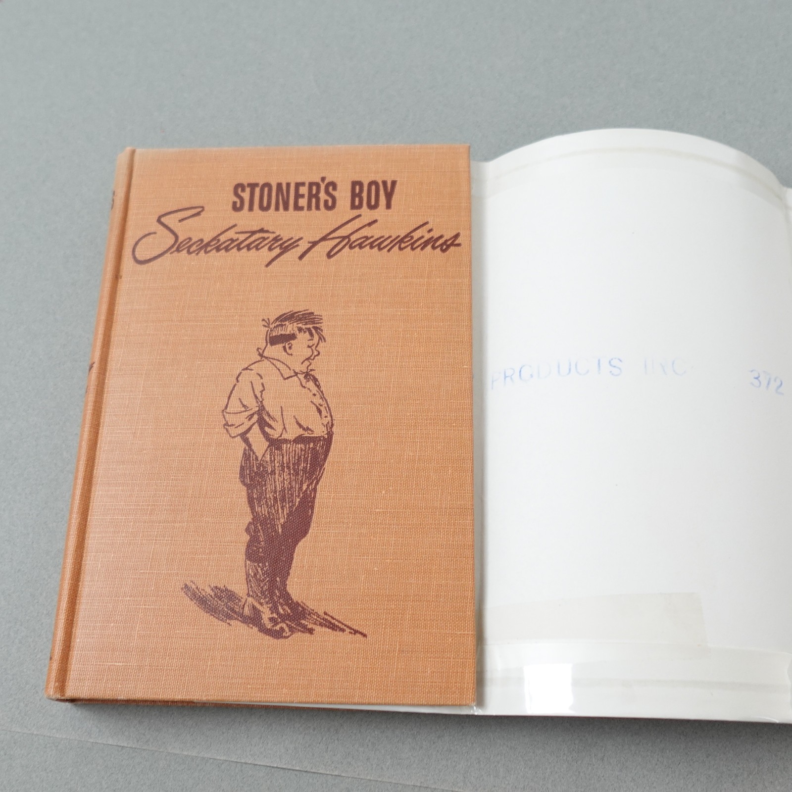 Stoner’s Boy by Seckatary Hawkins Hardcover 1948 Juvenile Fiction Mystery Boys