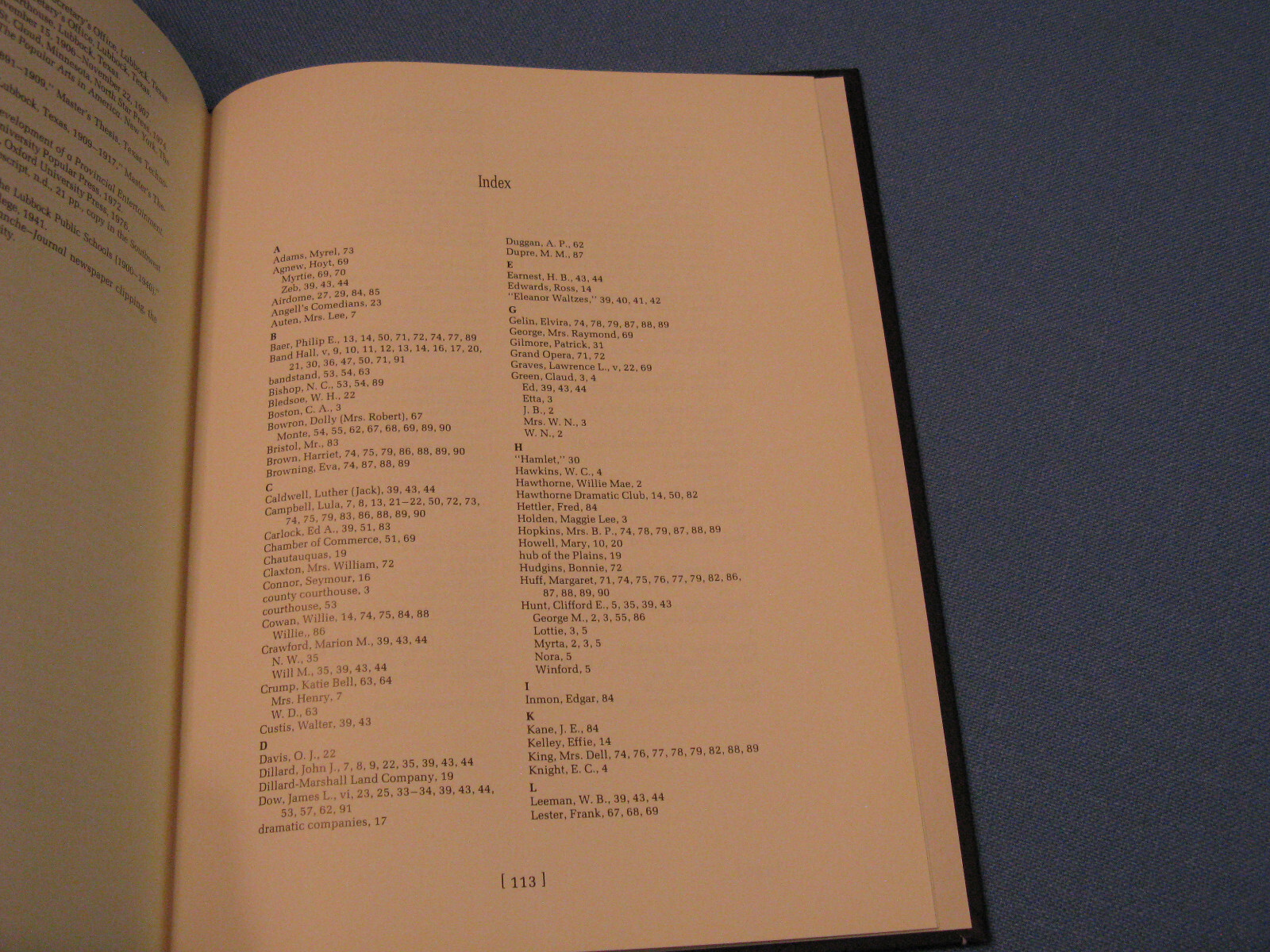 TEXAS. EARLY LUBBOCK BY PAUL F. CUTTER 1991 FIRST EDITION HARDBACK DUST JACKET