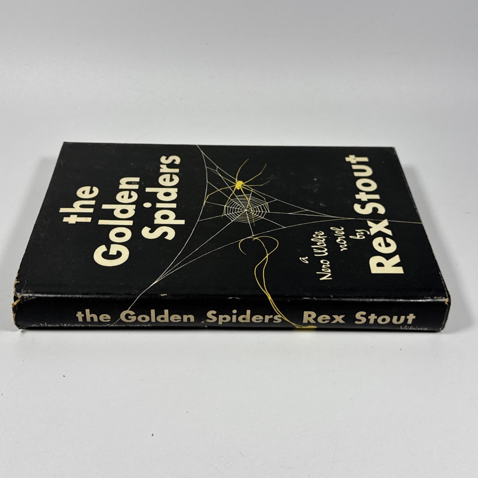 The Golden Spiders By Rex Stout 1953 1st Edition HARDCOVER with Dust Jacket BCE