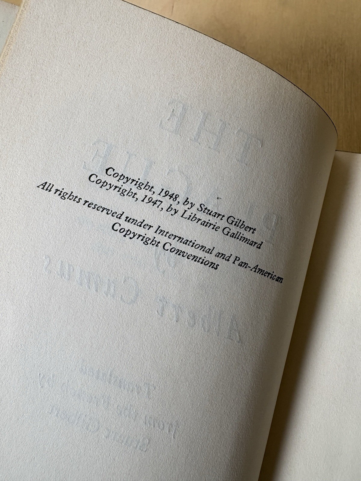 Vintage HC W/DJ Modern Library 1948 The Plague by Albert Camus