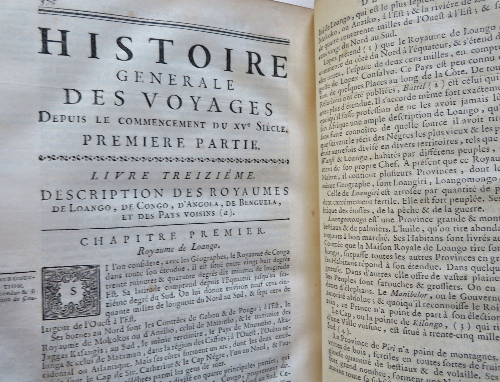 West Africa Ivory Coast Exploration History Voyages 1747 leather book 35 plates