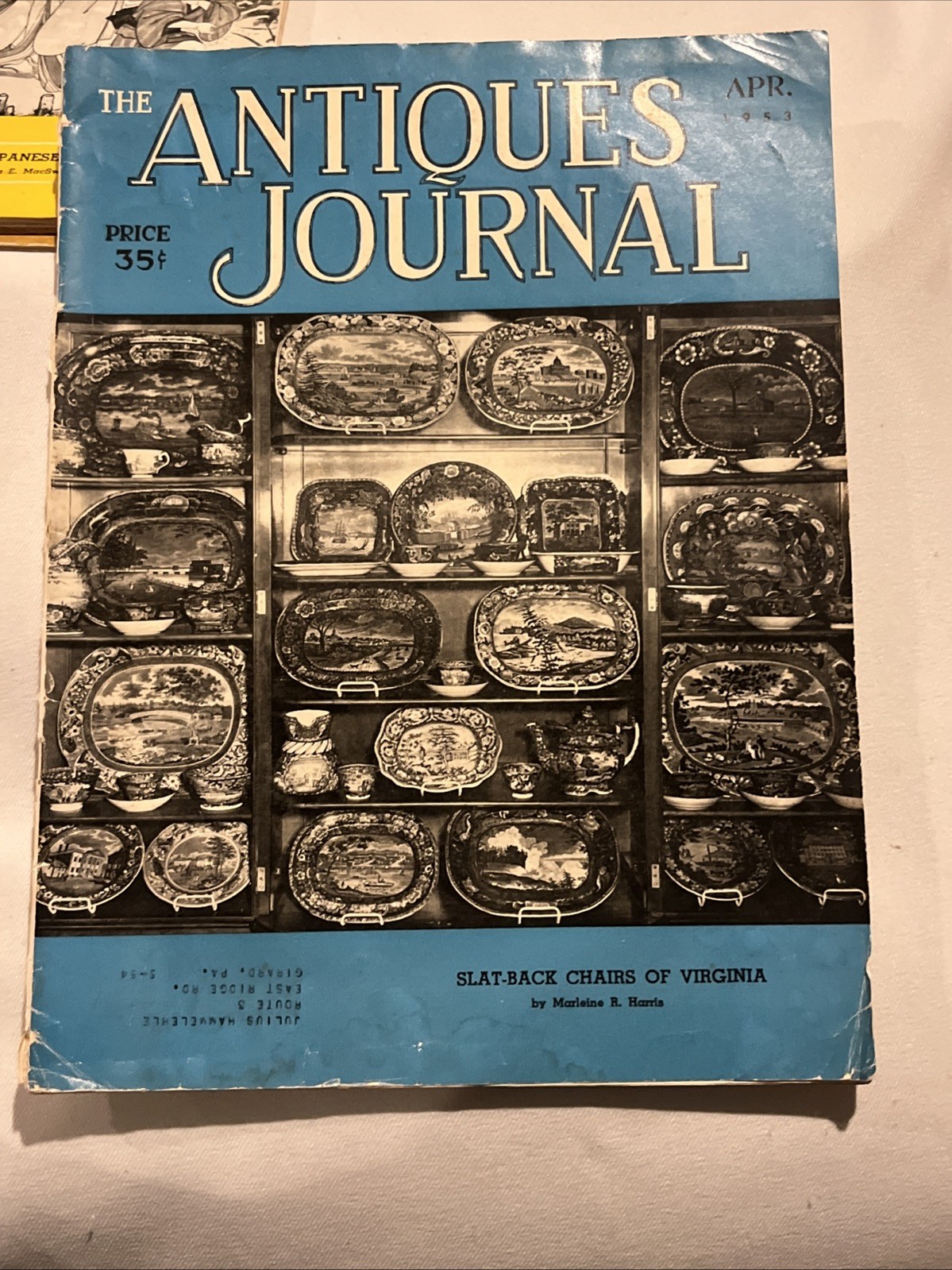 The Antiques Journal Magazines 1952, 1953 & 1961 Lot of 4 Vintage Monthly Issues