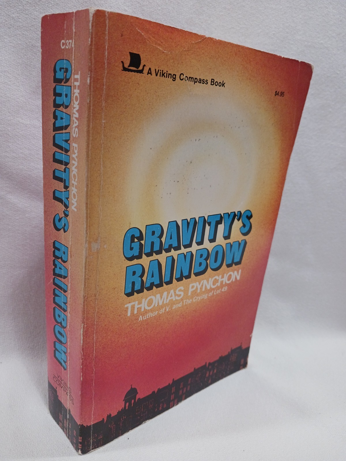 Thomas Pynchon Gravity’s Rainbow 1973 Trade Paperback TPB 4th Print $4.95 Cover