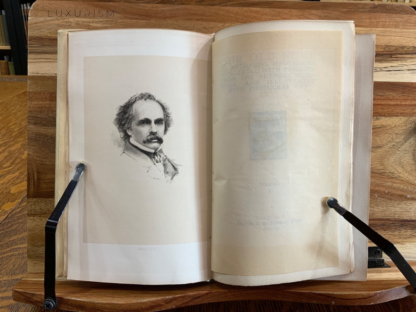 1891 Our Old Home Nathaniel Hawthorne Deluxe Vellum Sarah Wyman Whitman Binding