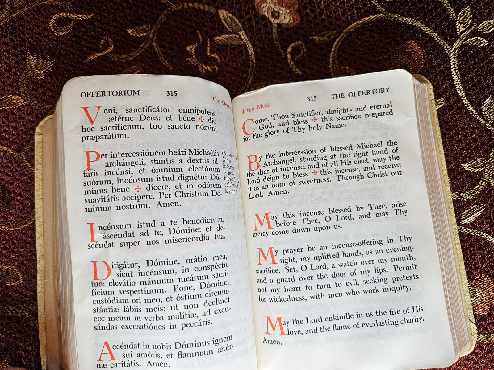 MY PRAYER BOOK by Father Lasance – 1953 Benziger Brothers, White Faux Leather