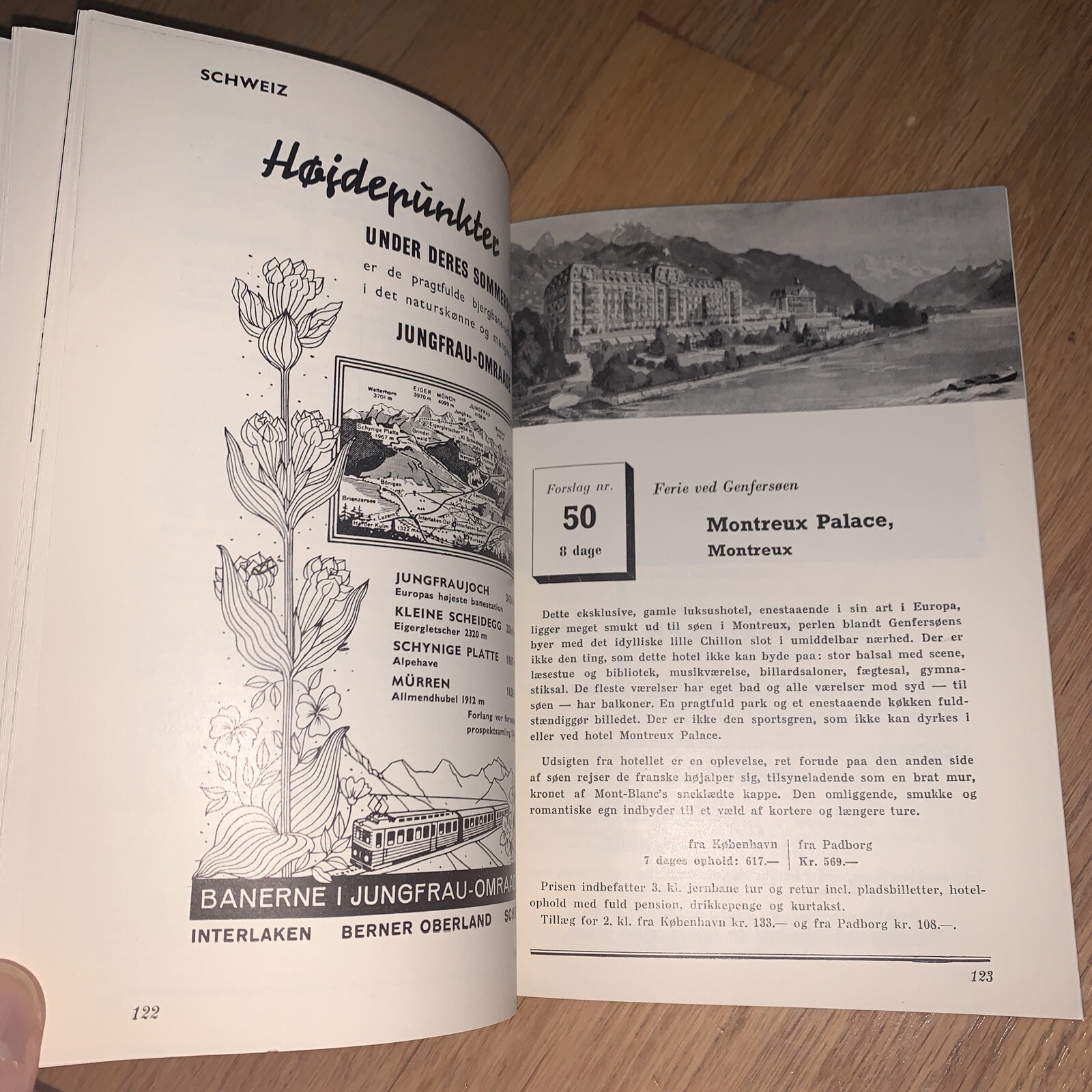 1953 BENNETT Danish Tour Book ENGLAND / SCOTLAND 224 Pages SYDLIGE UDLAND