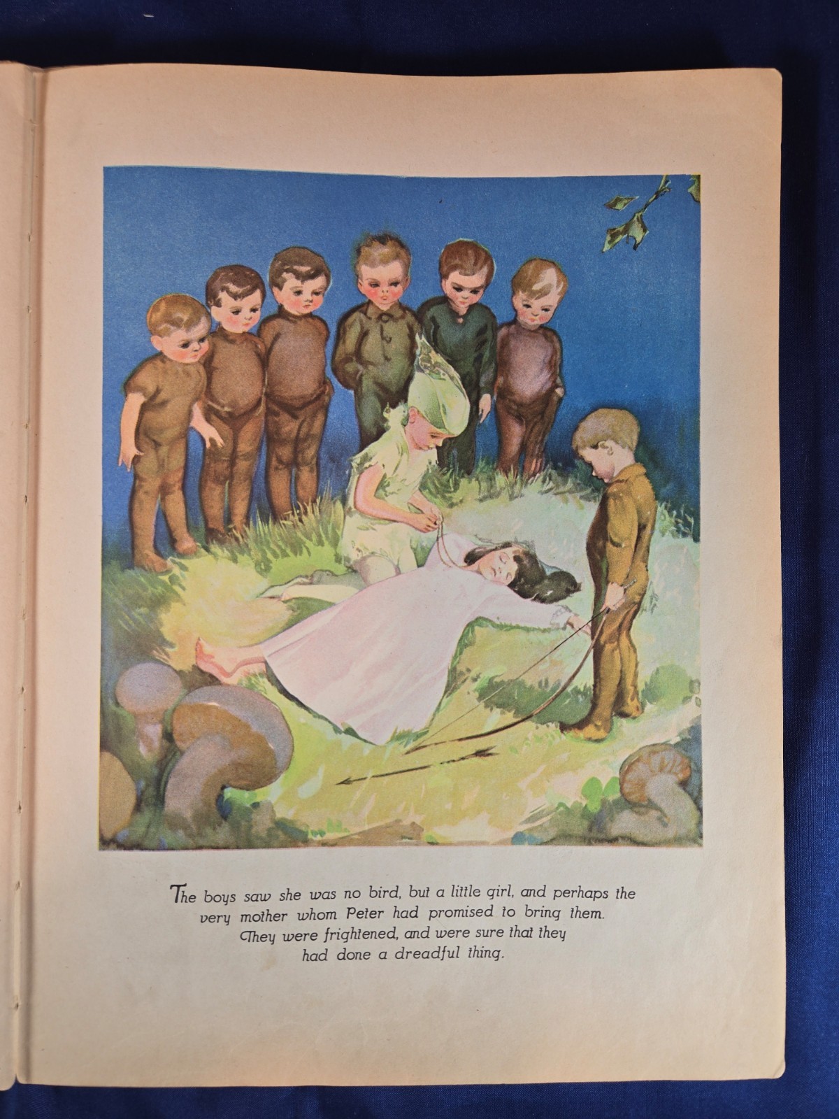1931 Whitman Peter Pan Picture Book Illustrated – Complete, Detached Covers