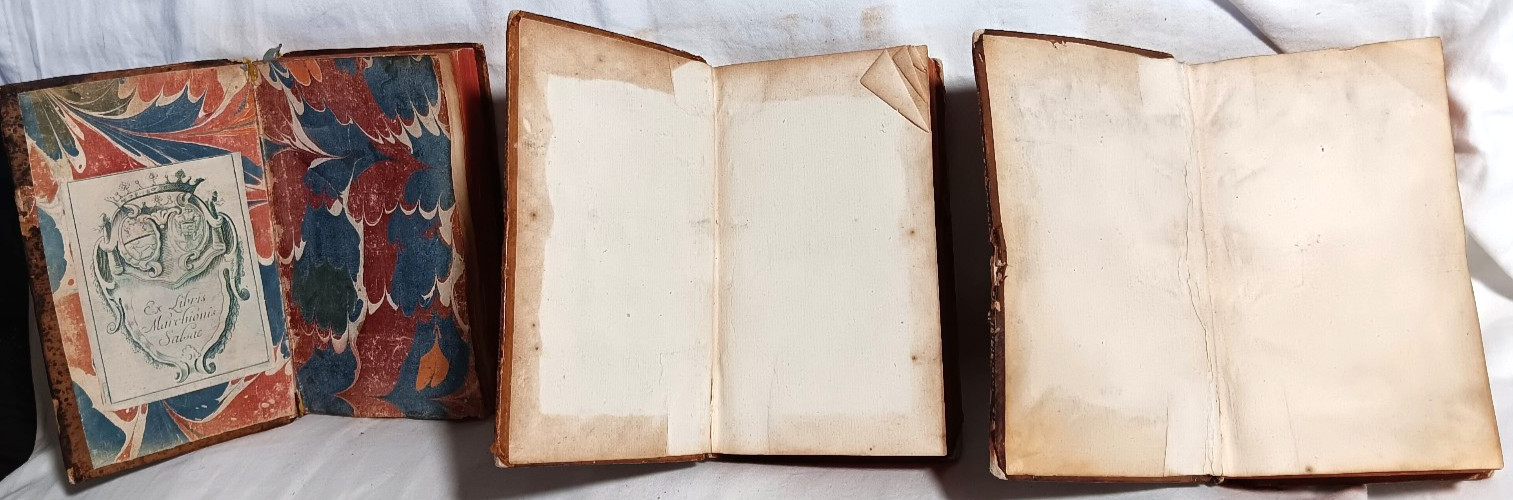 Lot of 3 Antique Histoire de France 1756 1770 1772 Hardcover