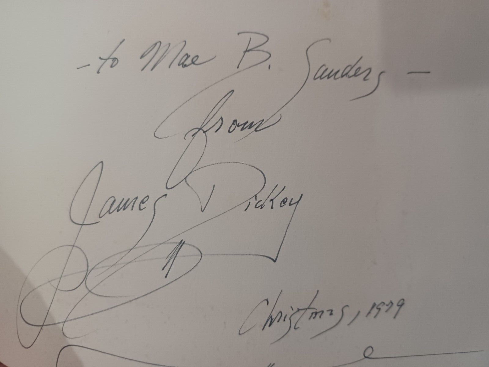1979 Strength Of Fields by James Dickey SIGNED & Inscribed, 1st Edition, poetry