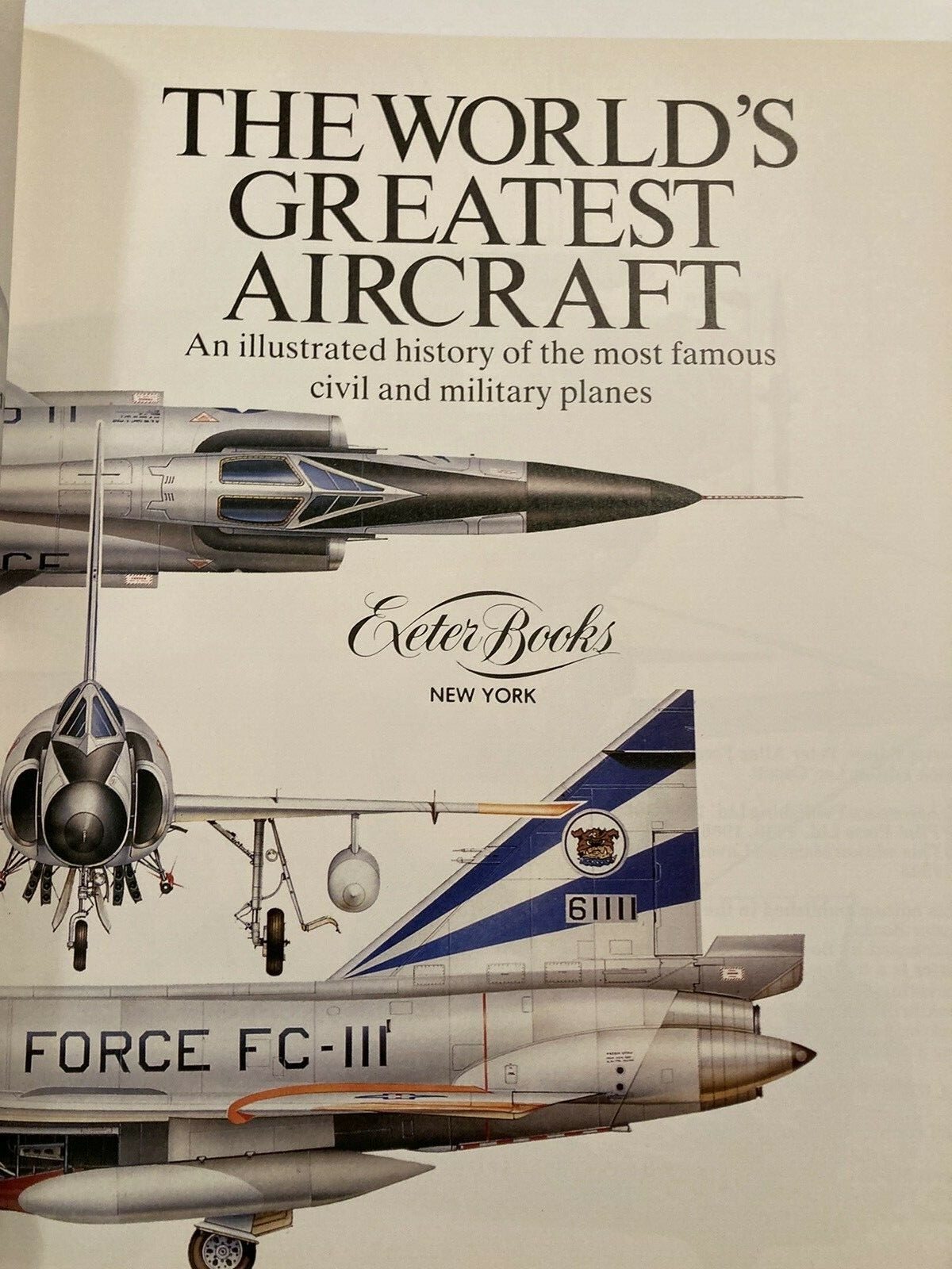 Vintage The Worlds Greatest Aircaft Civil & Military Planes Hardcover 1988