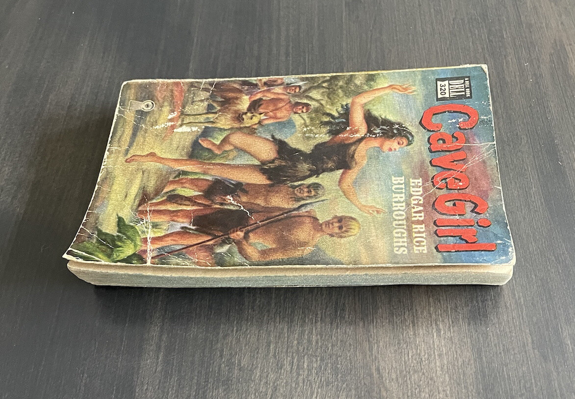 Cave Girl By Edgar Rice Burroughs 1st Edition 1925 Dell #320 Paperback Map Back