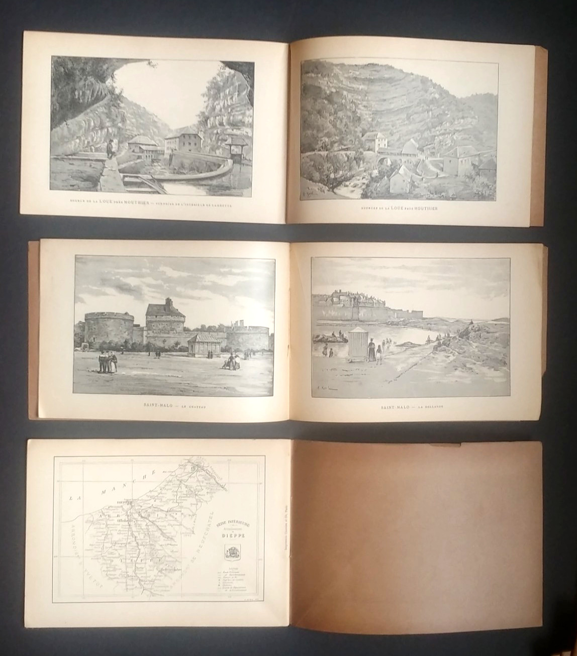 Antique FRANCE ALBUM Periodicals 1890s French A. Karl