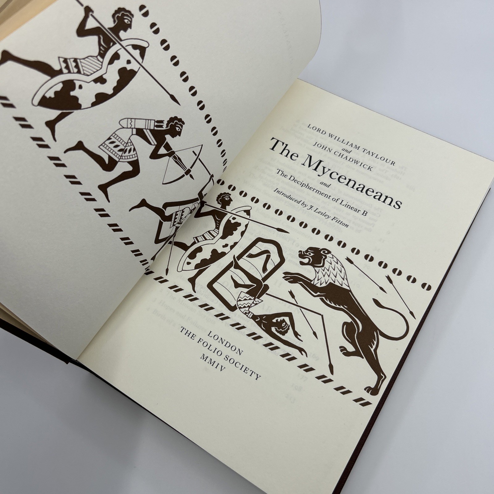 FOLIO SOCIETY The Mycenaeans Taylour & Chadwick Ancient Empires Civilizations