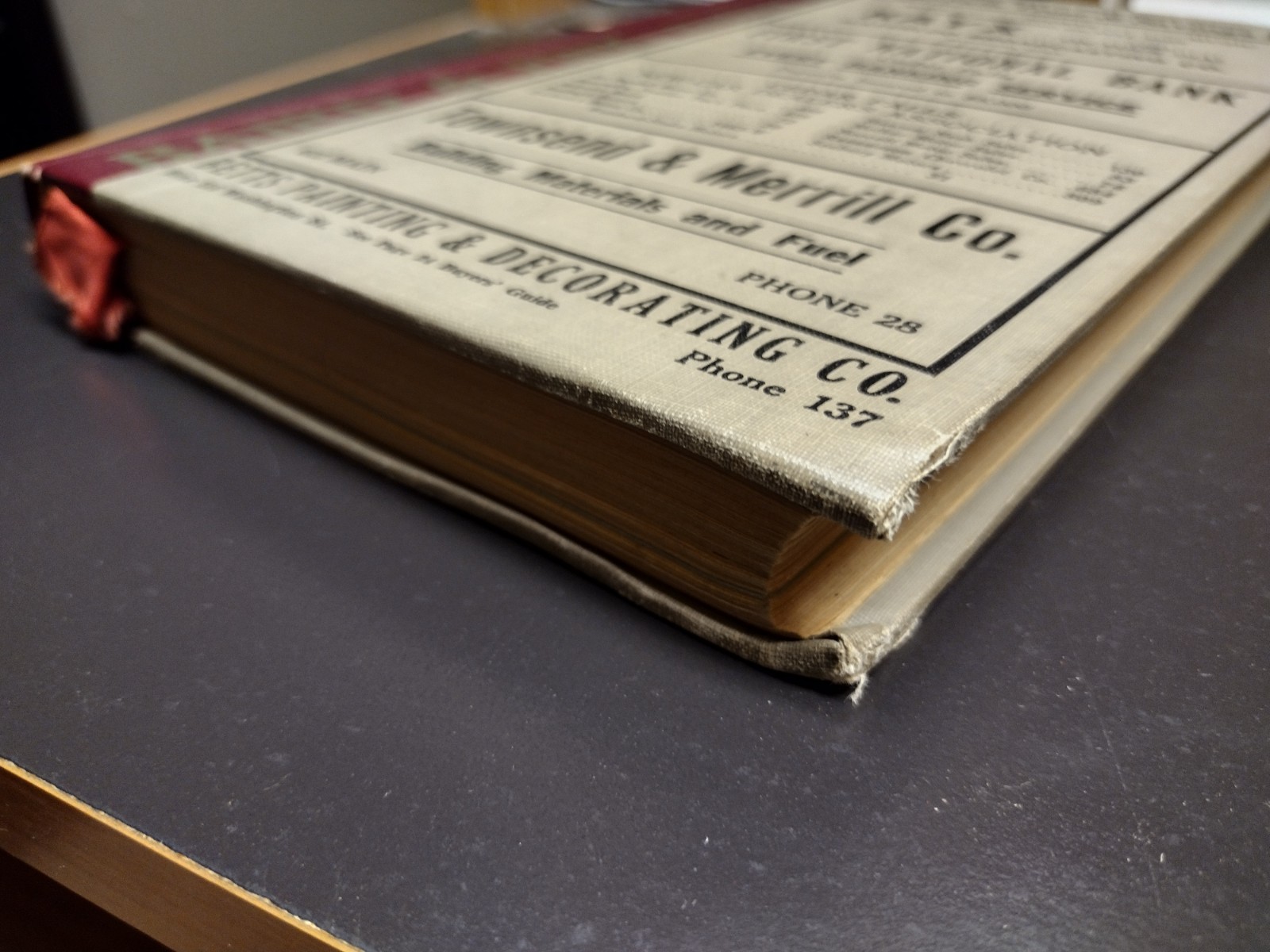 R.L. Polk’s Cedar Falls Black Hawk County Iowa City Directory 1950 Buyer’s Guide