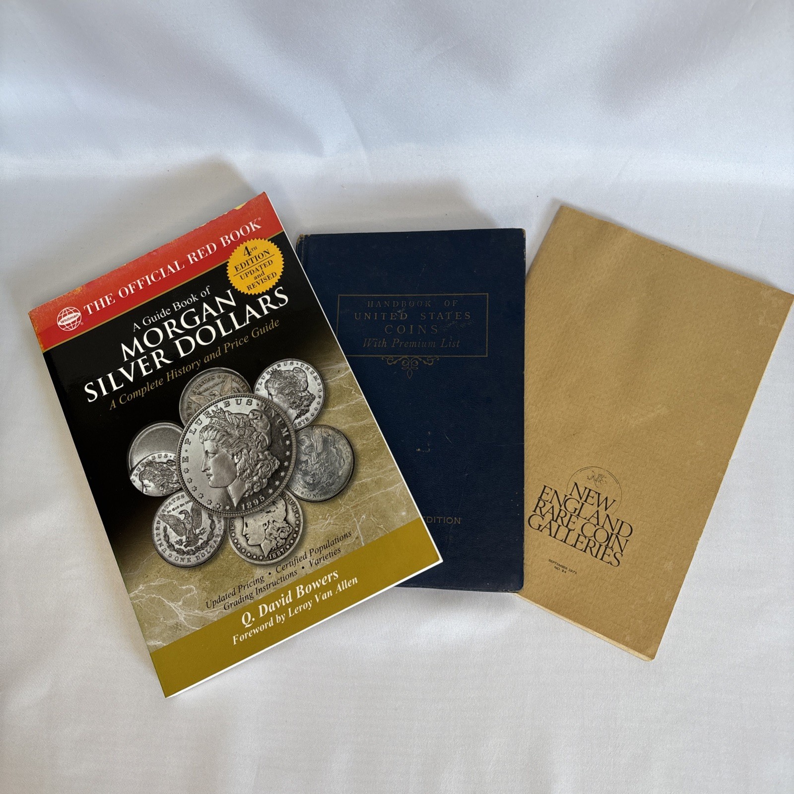 Set of Three Numismatics Books – Rare Coins – US Coins – Morgan Silver Dollars