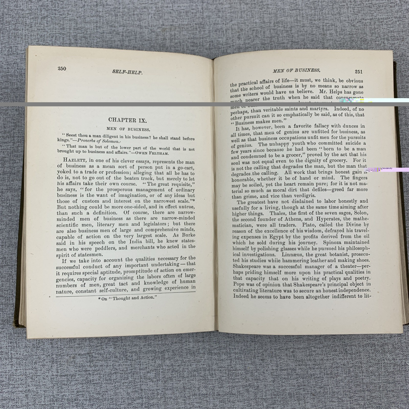 Self-Help Character, Conduct, And Perseverance By Samuel Smile Antique Book