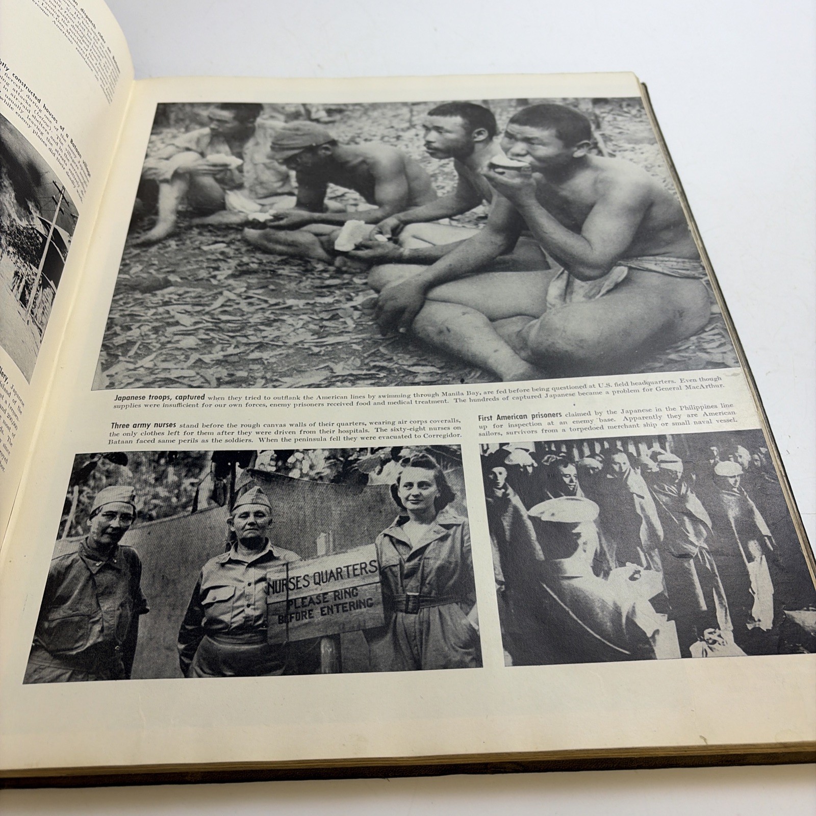 Vintage Collier’s Photographic History of World War II Hardcover Photo Book