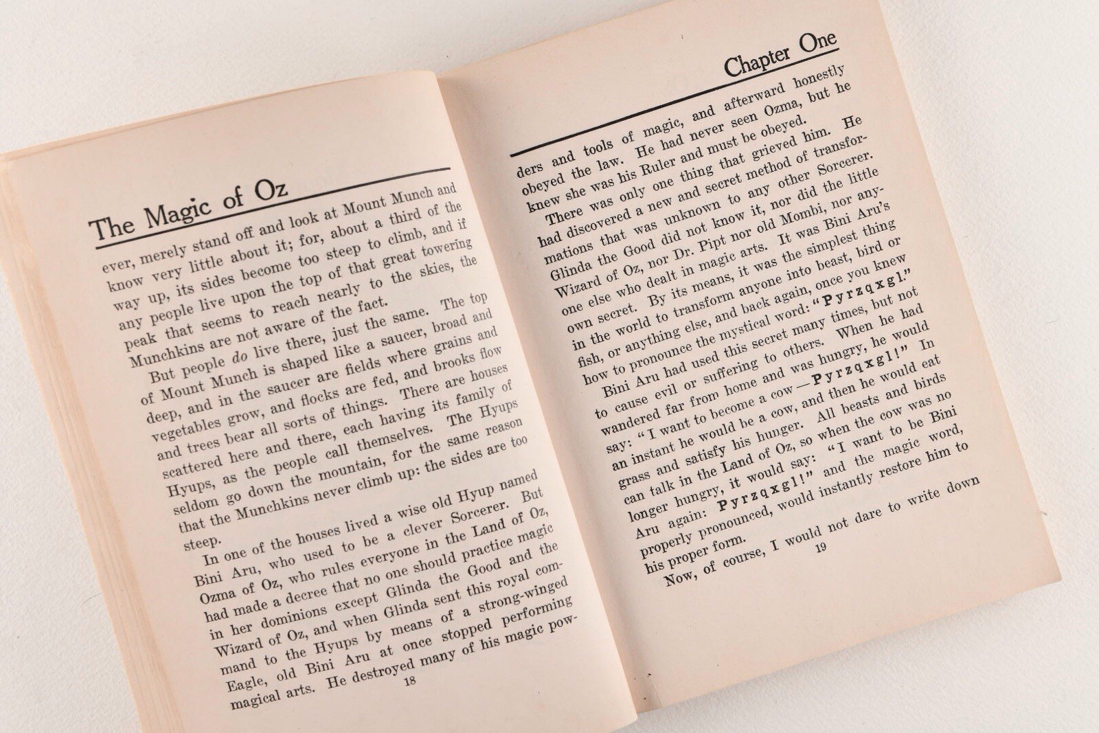 The Magic of Oz by L. Frank Baum (Trade Paperback: Juvenile Fiction) 1919