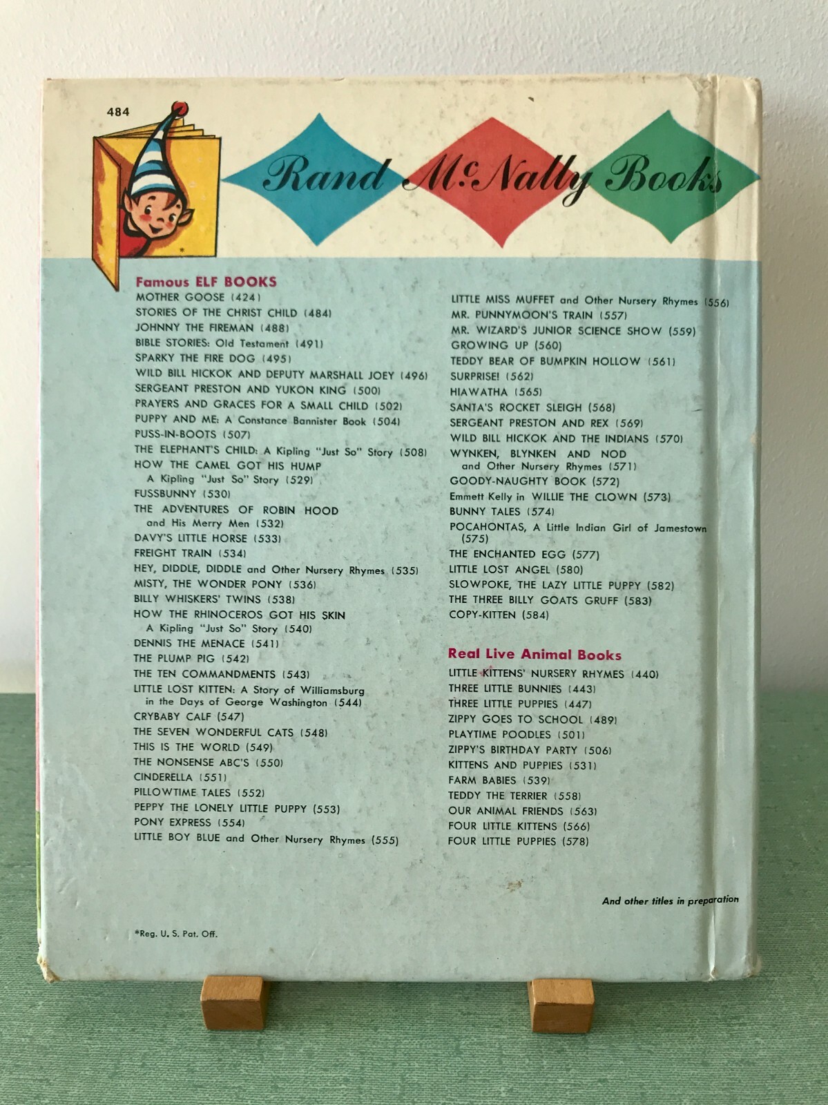 Stories of the Christ Child Rand McNally Elf Book 484 1953 Mary Alice Jones Vntg