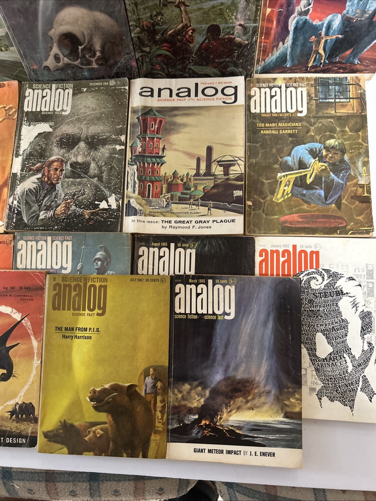 Analog Science Fiction Magazine 1960’s Vtg Lot Of 24 1961-68