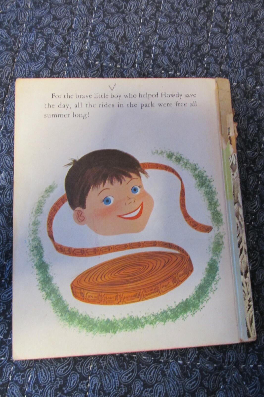 lot of 5 Vintage Golden Books Bozo, Jungle Book, Bambi, Howdy Doody & Fire Eng.