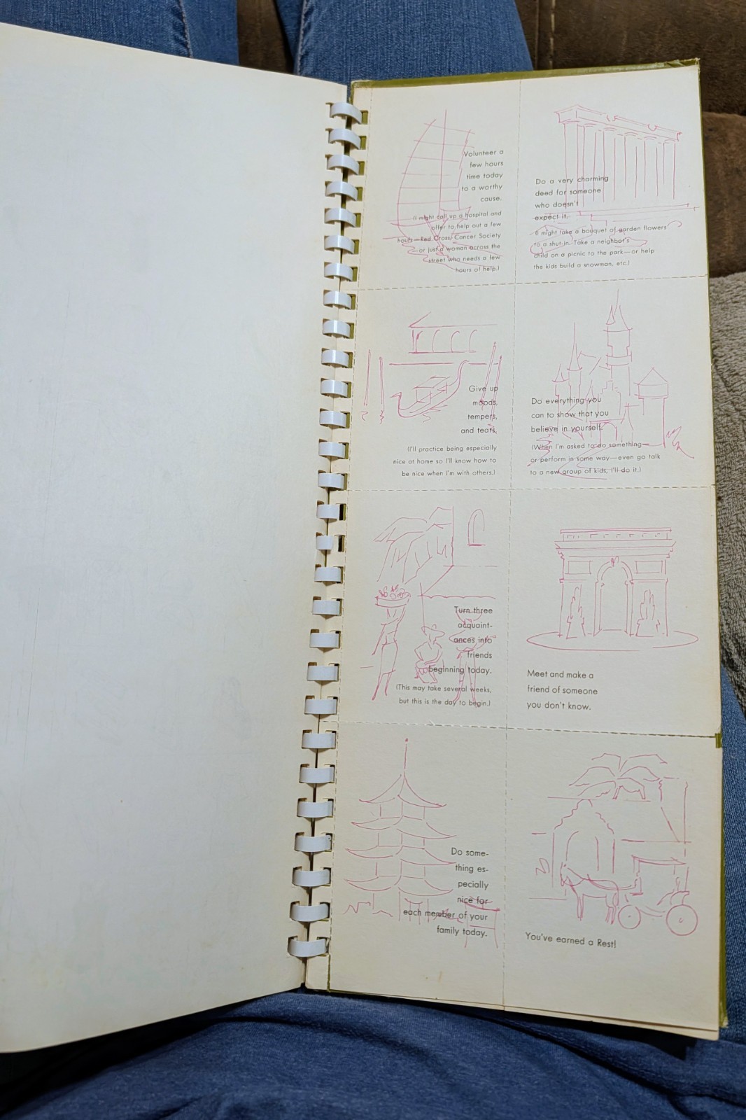 Vtg MCM Wendy Ward Montgomery Wards Charm School Etiquette Course Book 1963