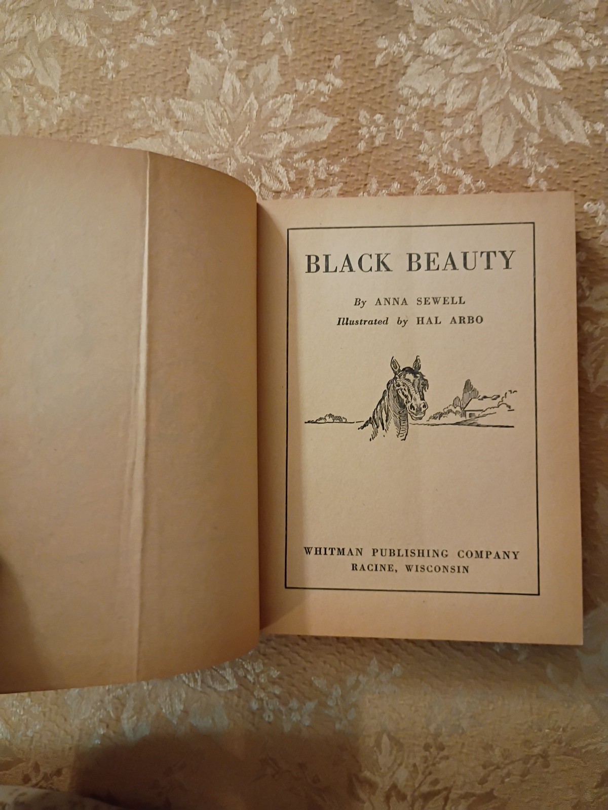 1938 Black Beauty Anna Sewell Whitman Classics Series #2138 HC w/ Dust Jacket