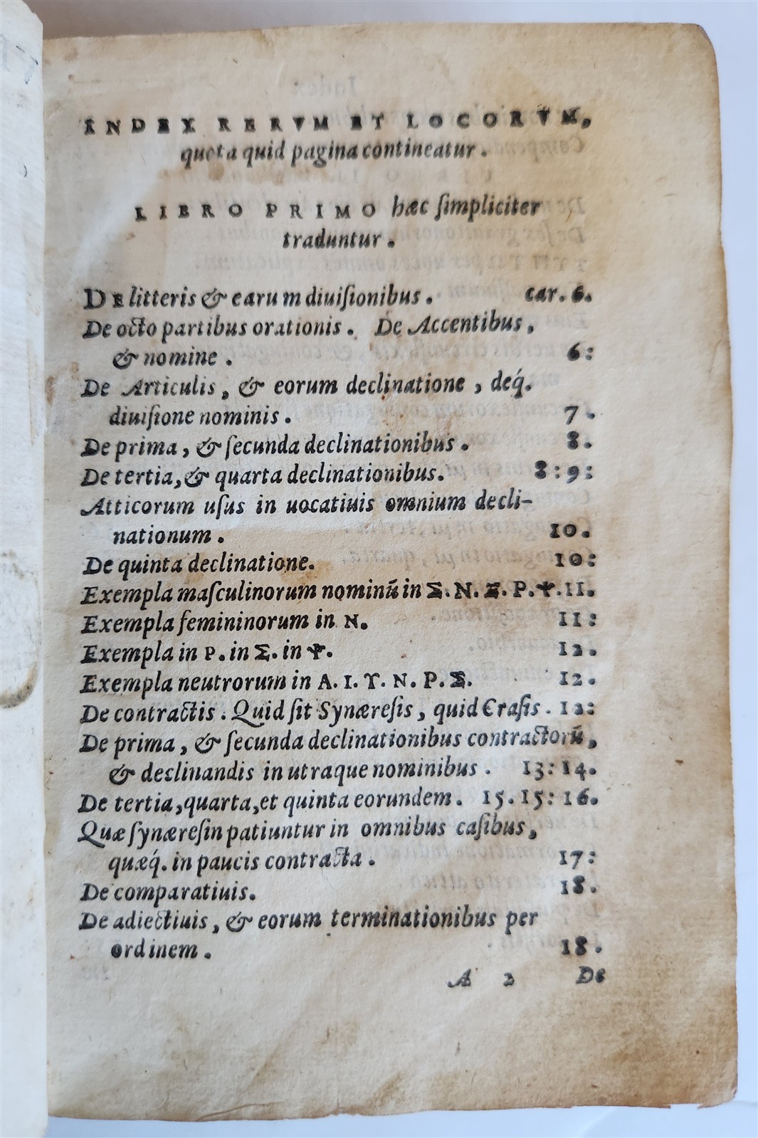 1566 ALDINE PRESS GREEK LANGUAGE GRAMMAR antique URBANUS BELLUNENSIS vellum