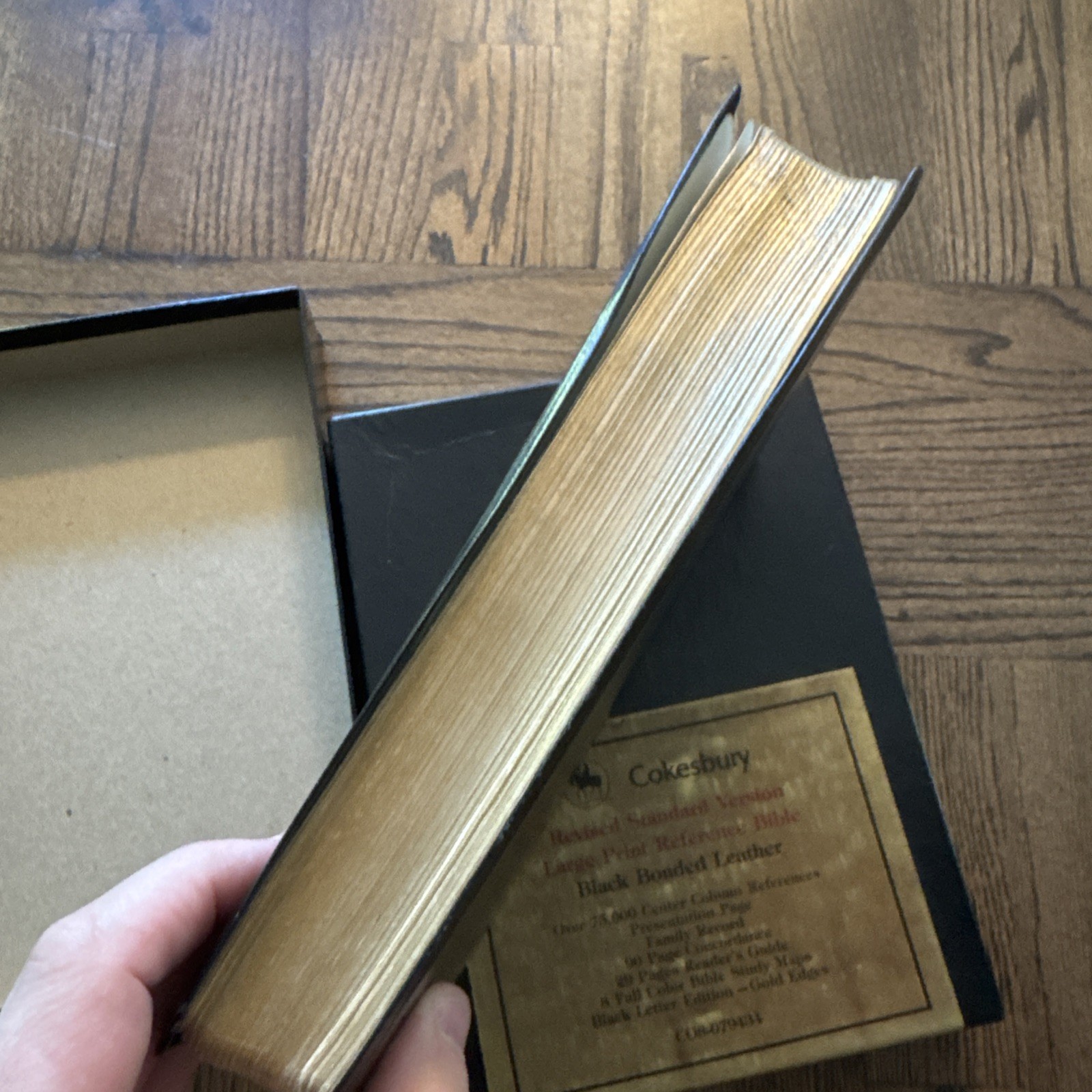 1972 Cokesbury Holy Bible Bonded Leather W/ Box