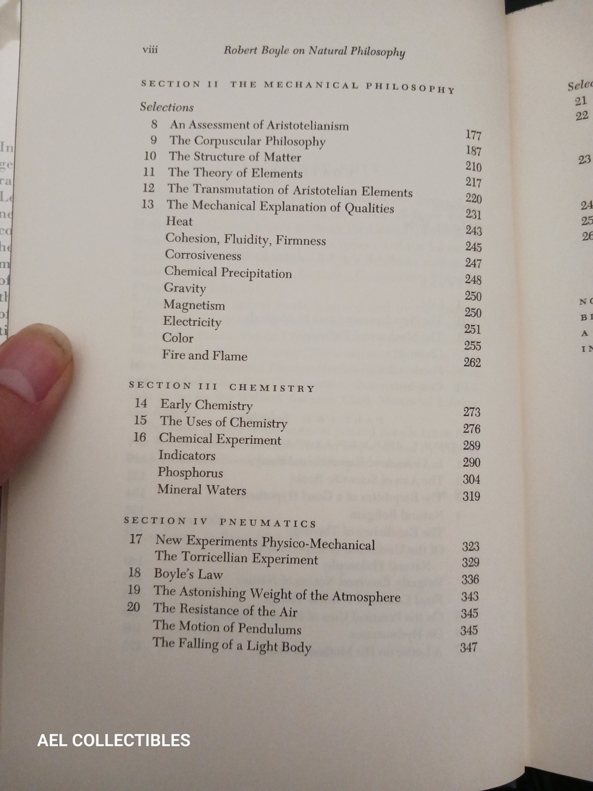 ROBERT BOYLE ON NATURAL PHILOSOPHY Marie Boas Hall / Indiana Uni 1965 4TH SALE!
